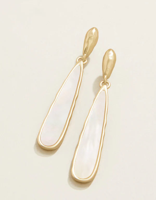 Spartina Drip Earrings Mother-of-Pearl