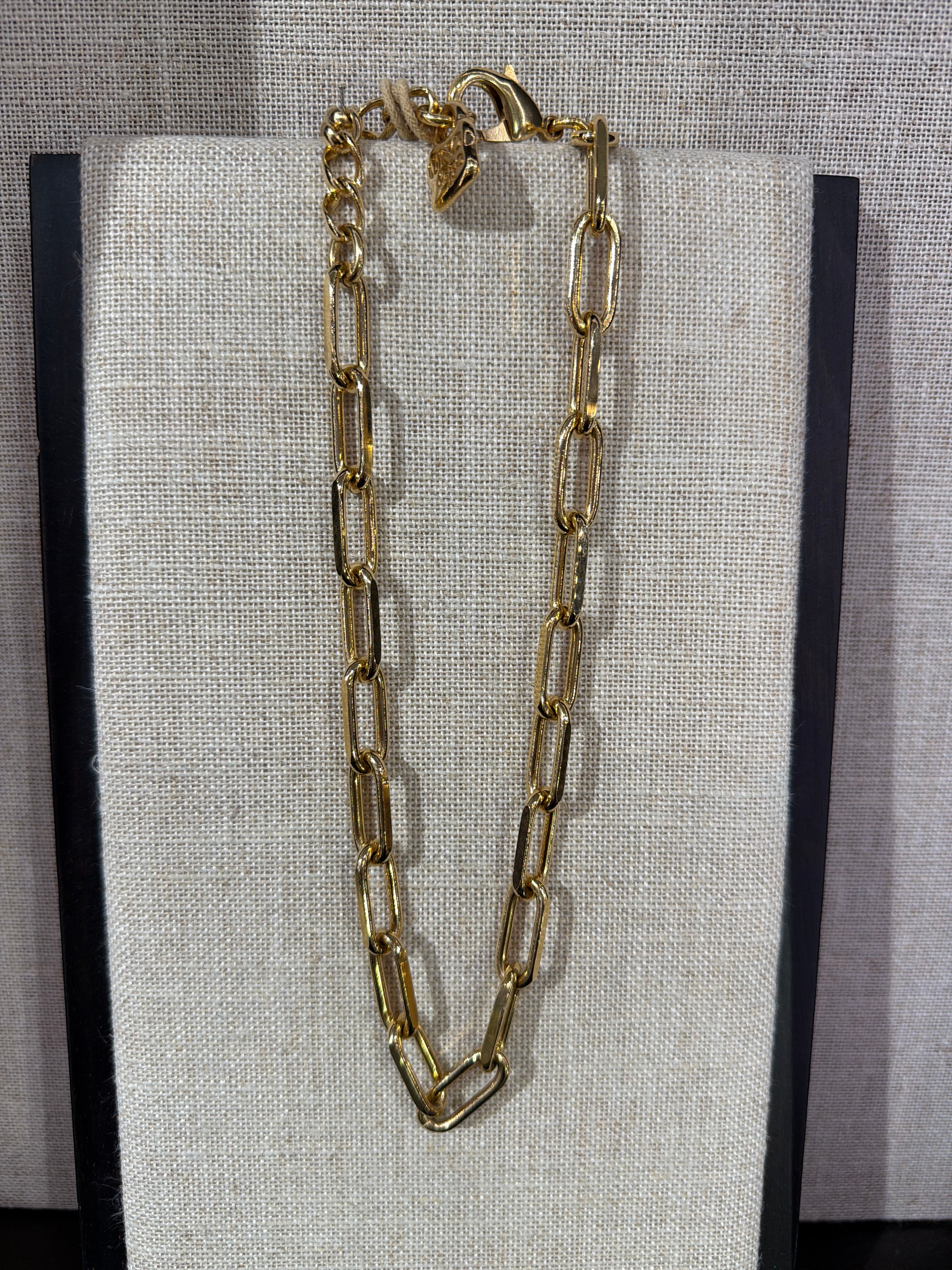 Uno de 50 Ser Valiente Gold Plated Necklace