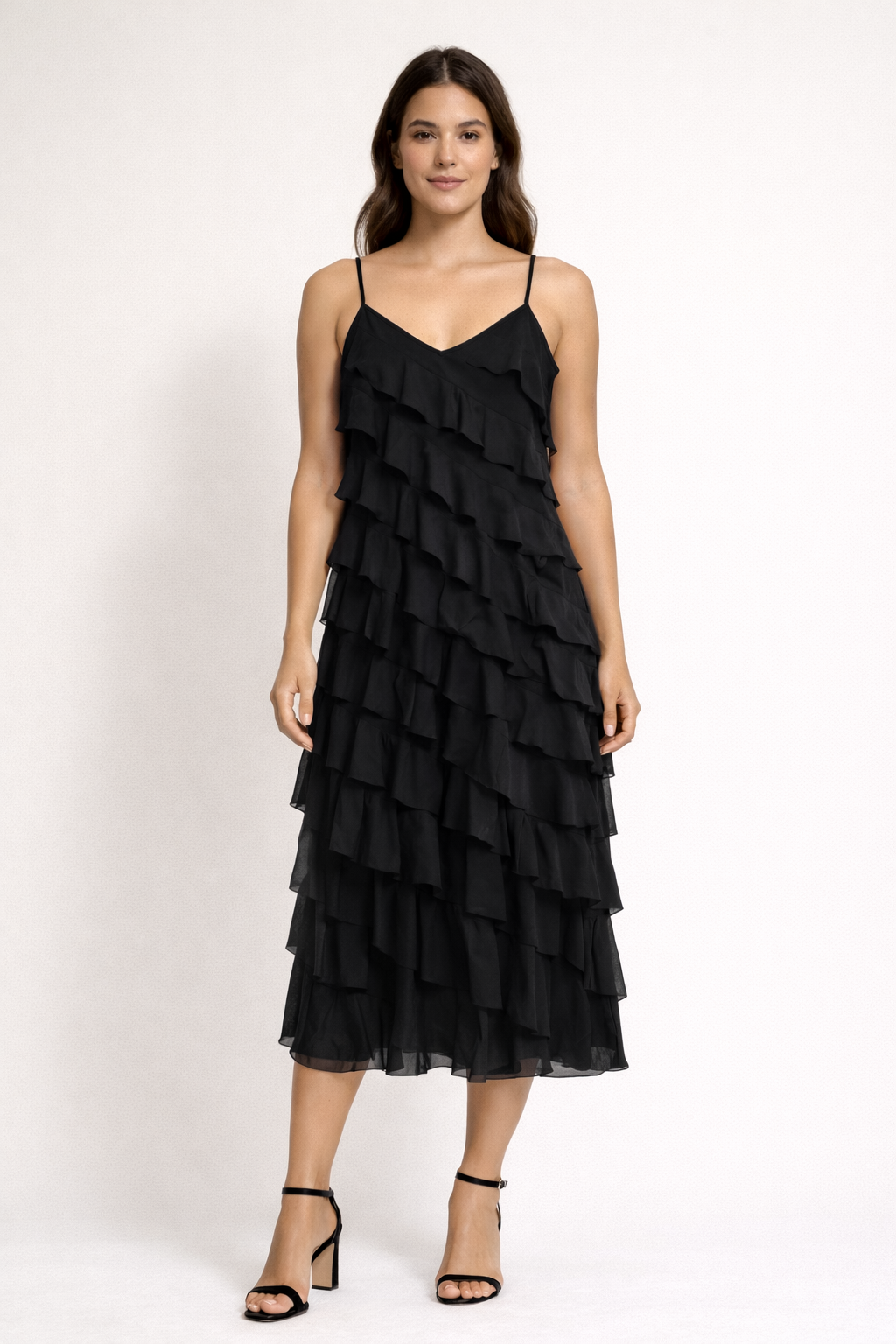 Isle Black Sleeveless Cameron Dress