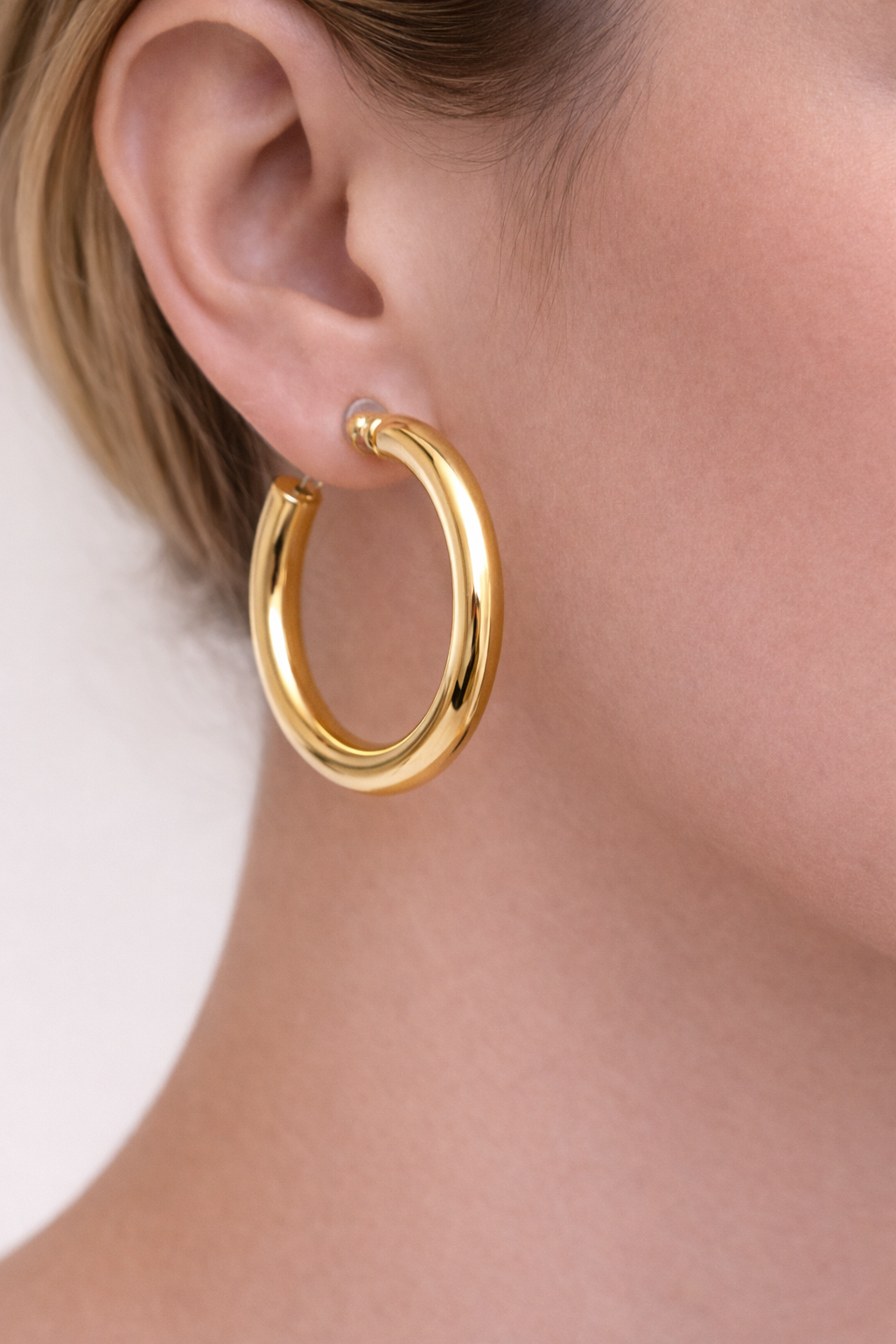 Zenzii Metal Hoops Shiny Finish