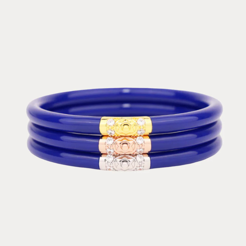 Budha Girl Three Kings All Weather Bangles® (AWB®) - Lapis