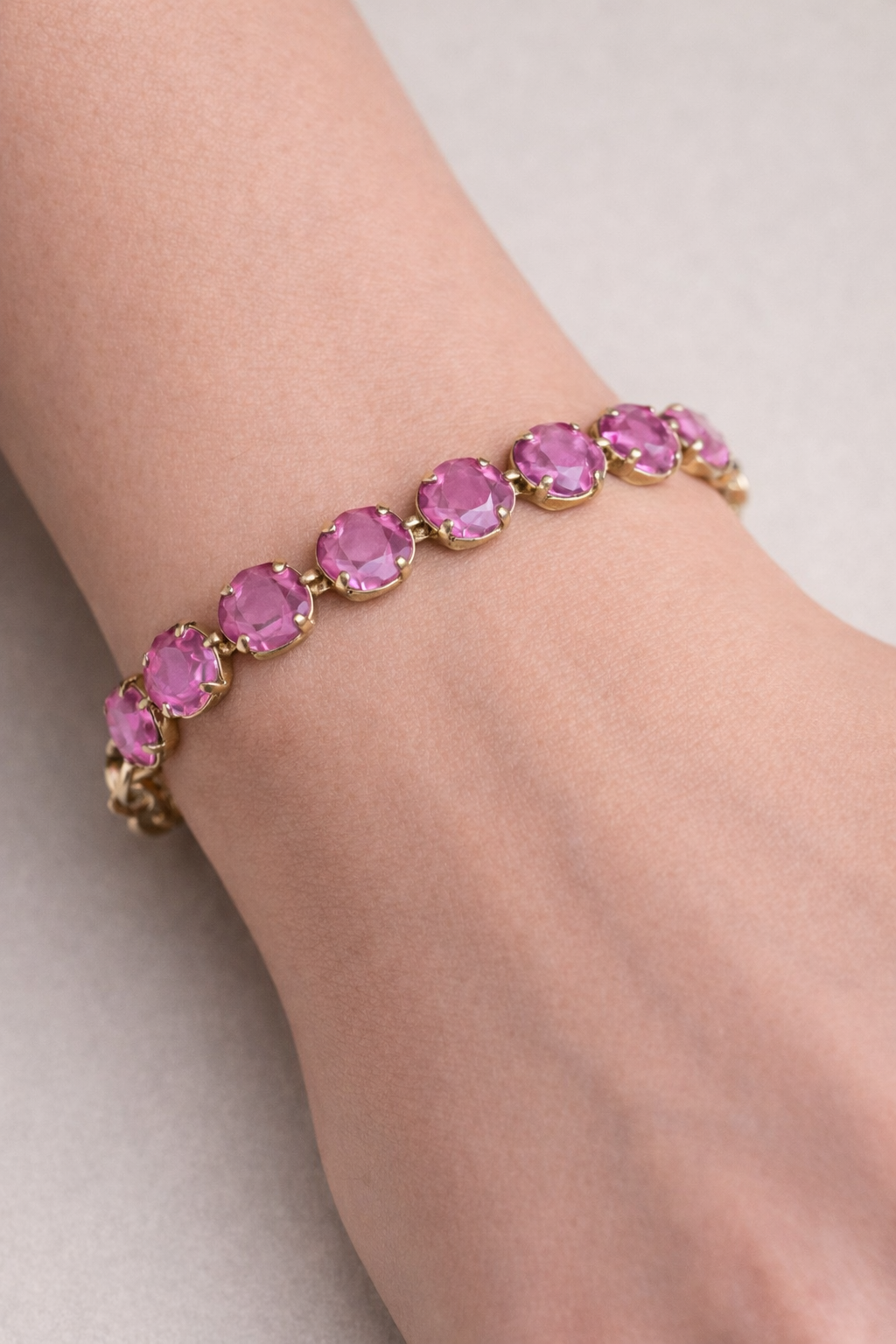 Tova Mini Indra Bracelet - Pink Peony