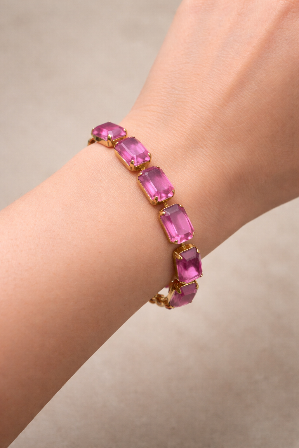 Tova Monique Bracelet - Dark Rose Matte