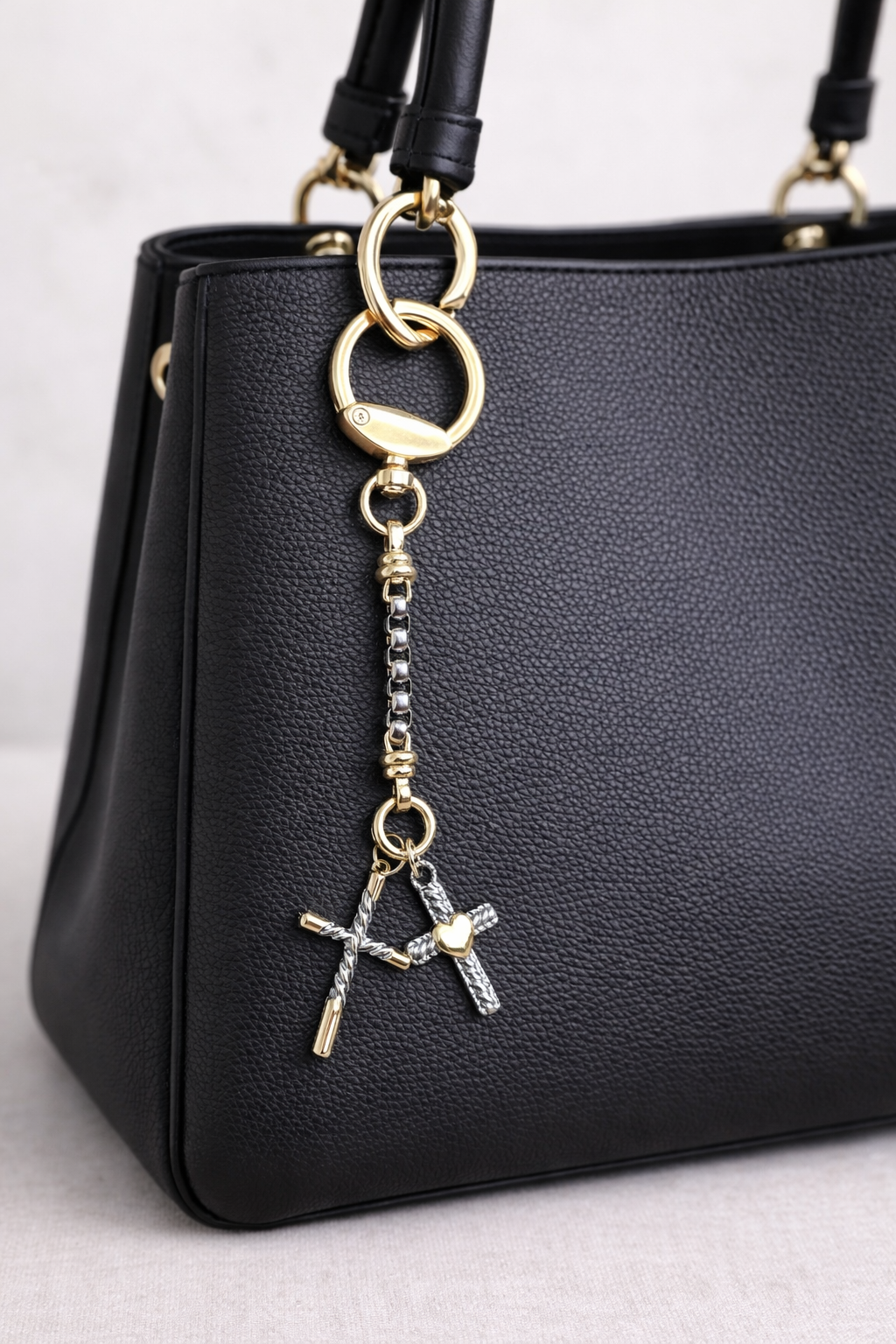 Gold Pave Bag Tags