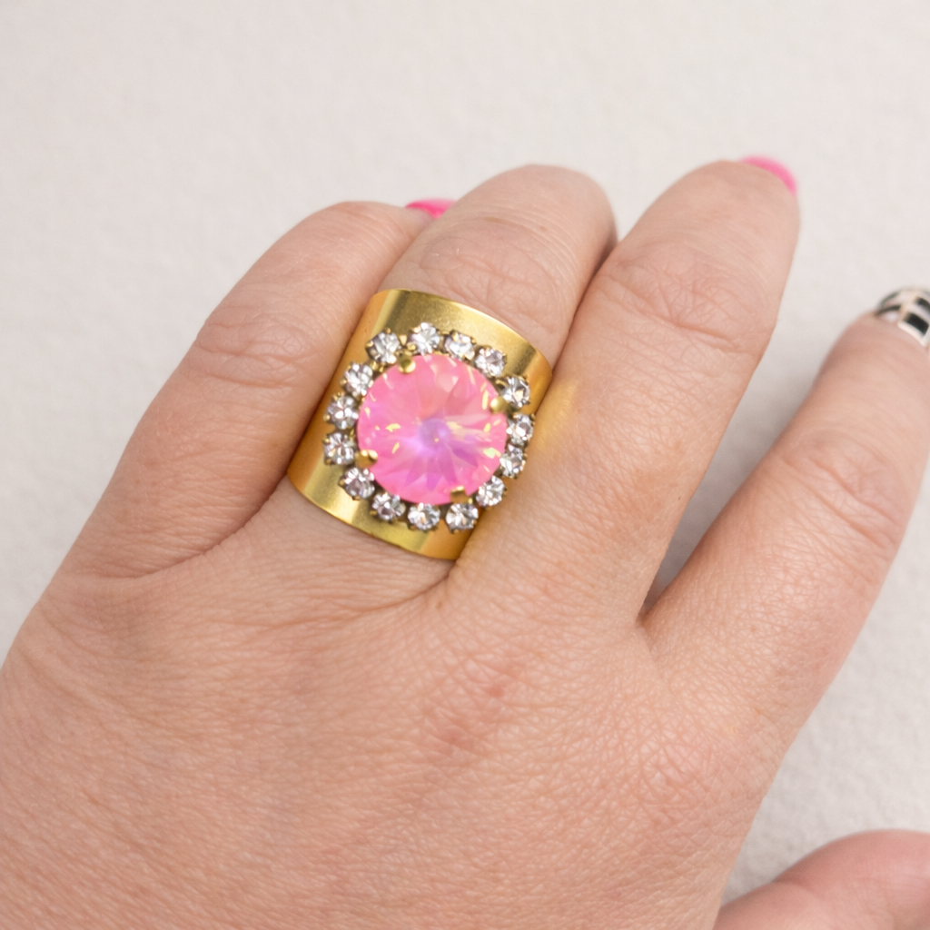 Tova Jacci Ring in Candy Crush - Poppy Pink