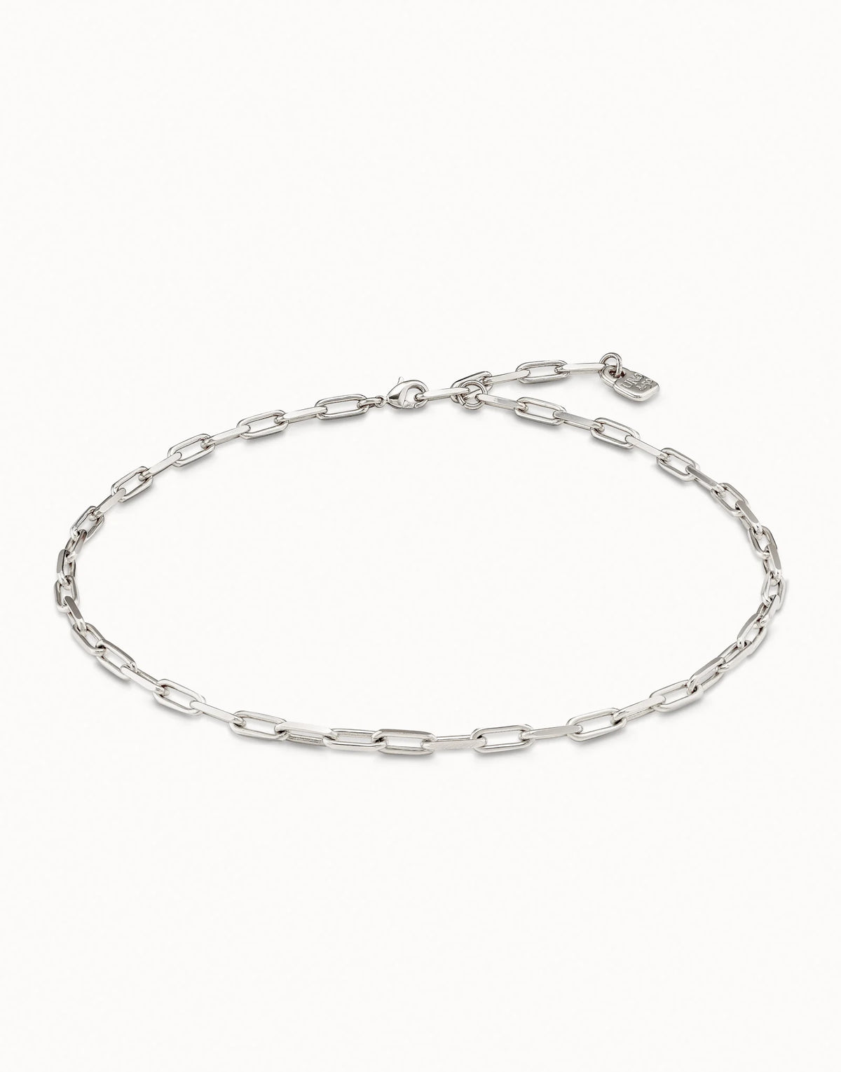 Uno de 50 Cadena short 18k gold-plated chain necklace with narrow elongated links — view 3