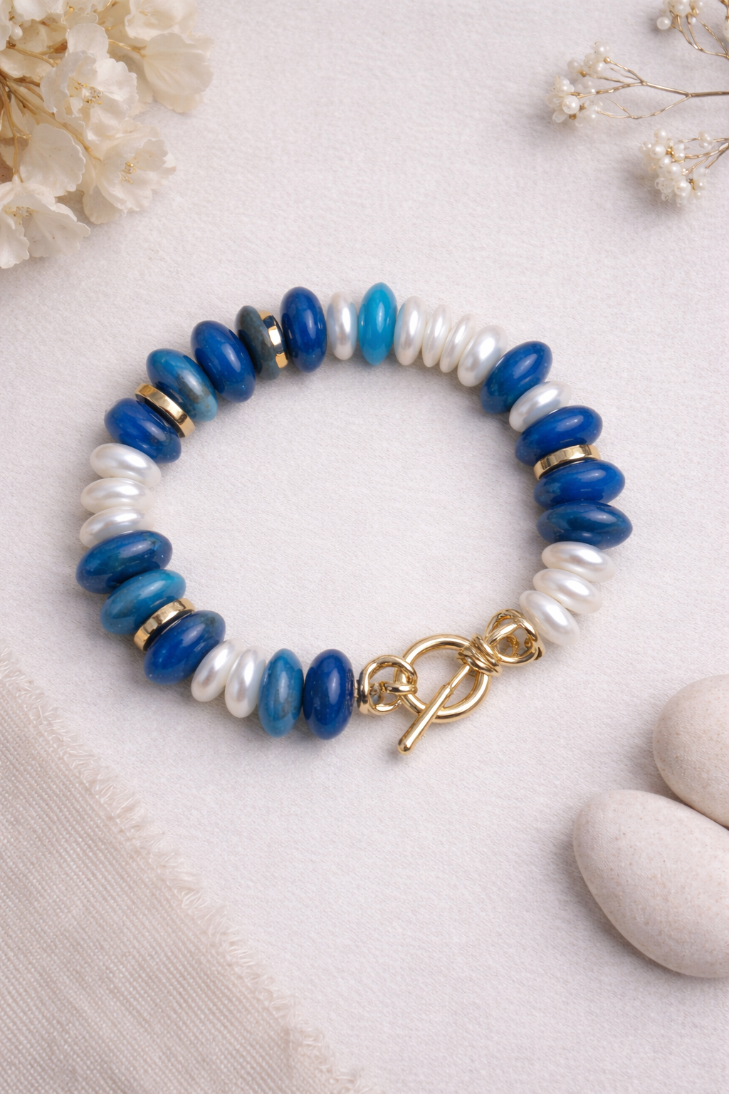Stretch Toggle Beaded Bracelet