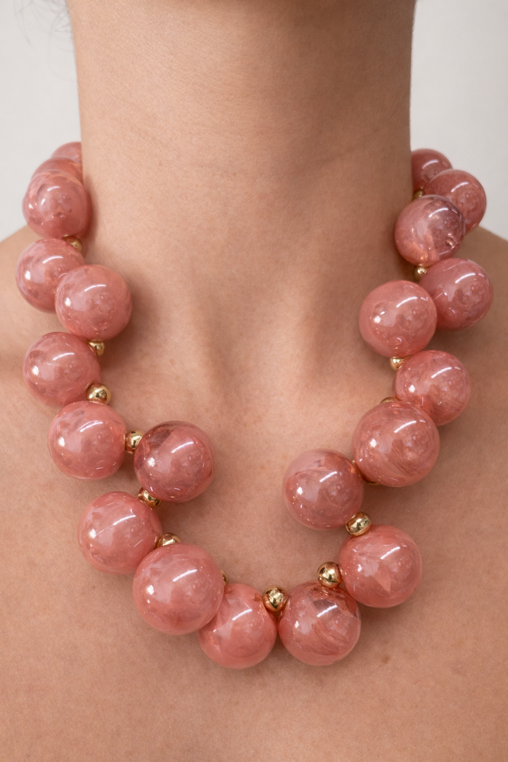 Bubble Beaded Necklace