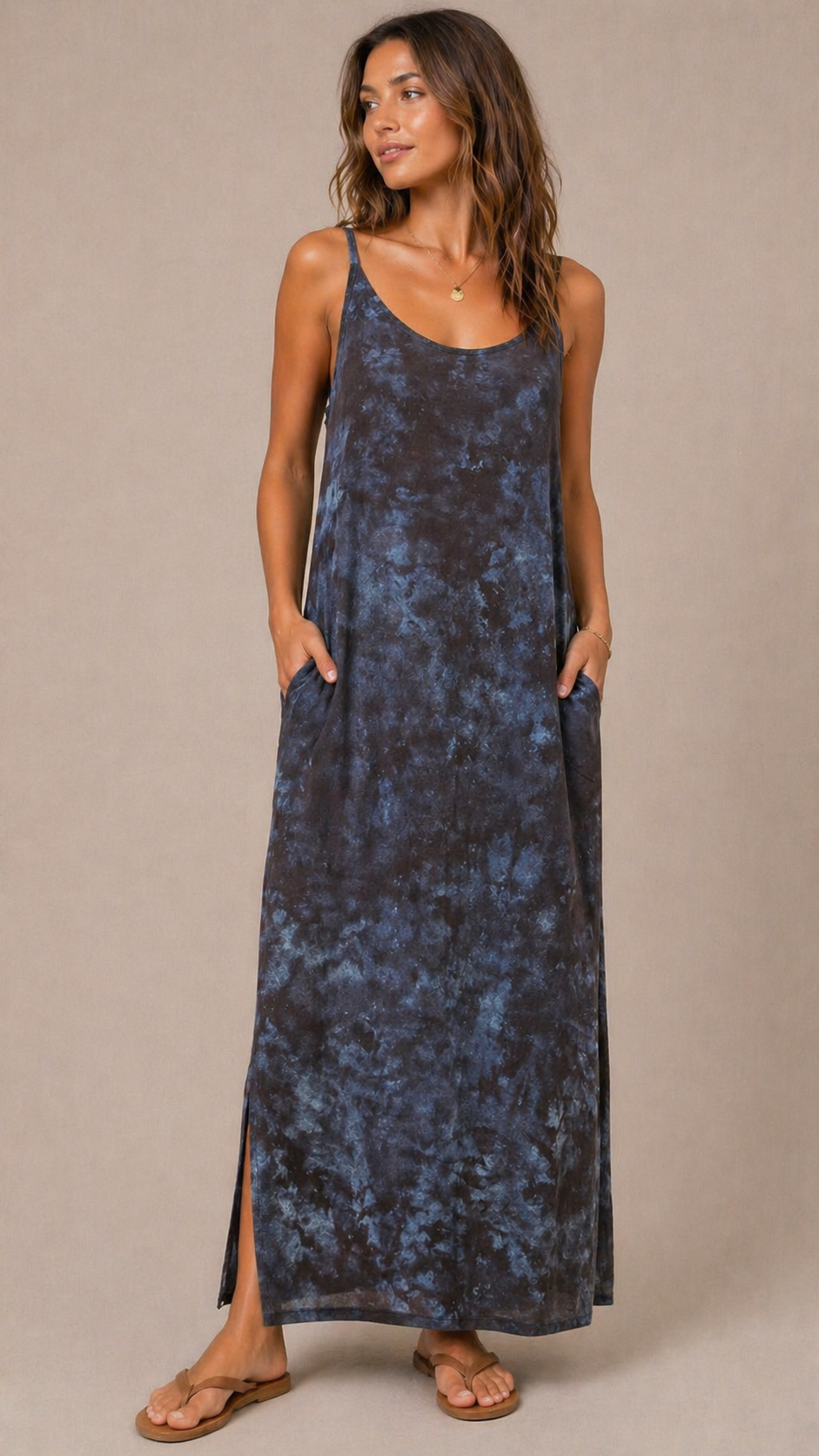 Oh My Gauze Fiji Washed Sapphire Gauze Dress
