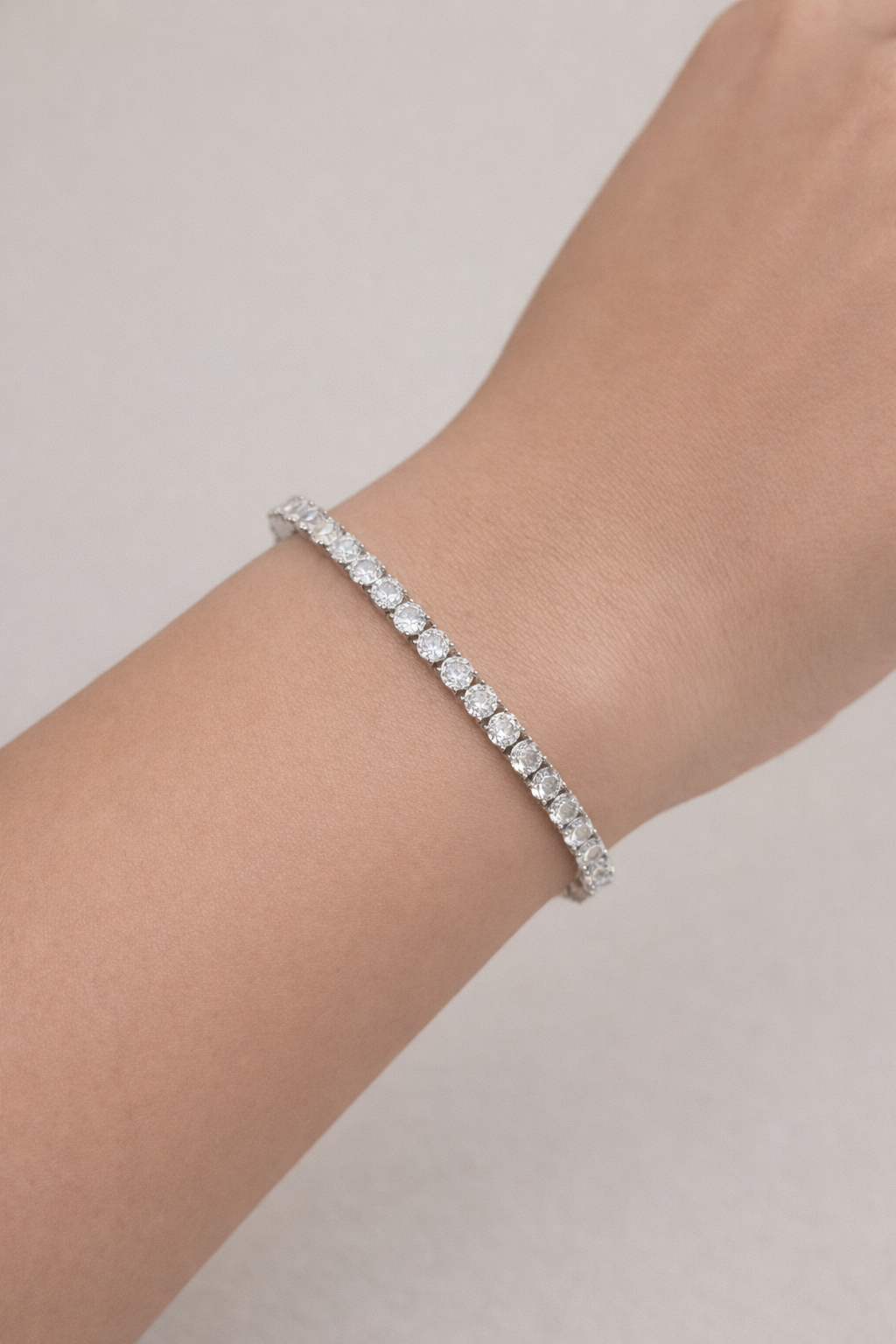 Small Stone Tennis Bracelet