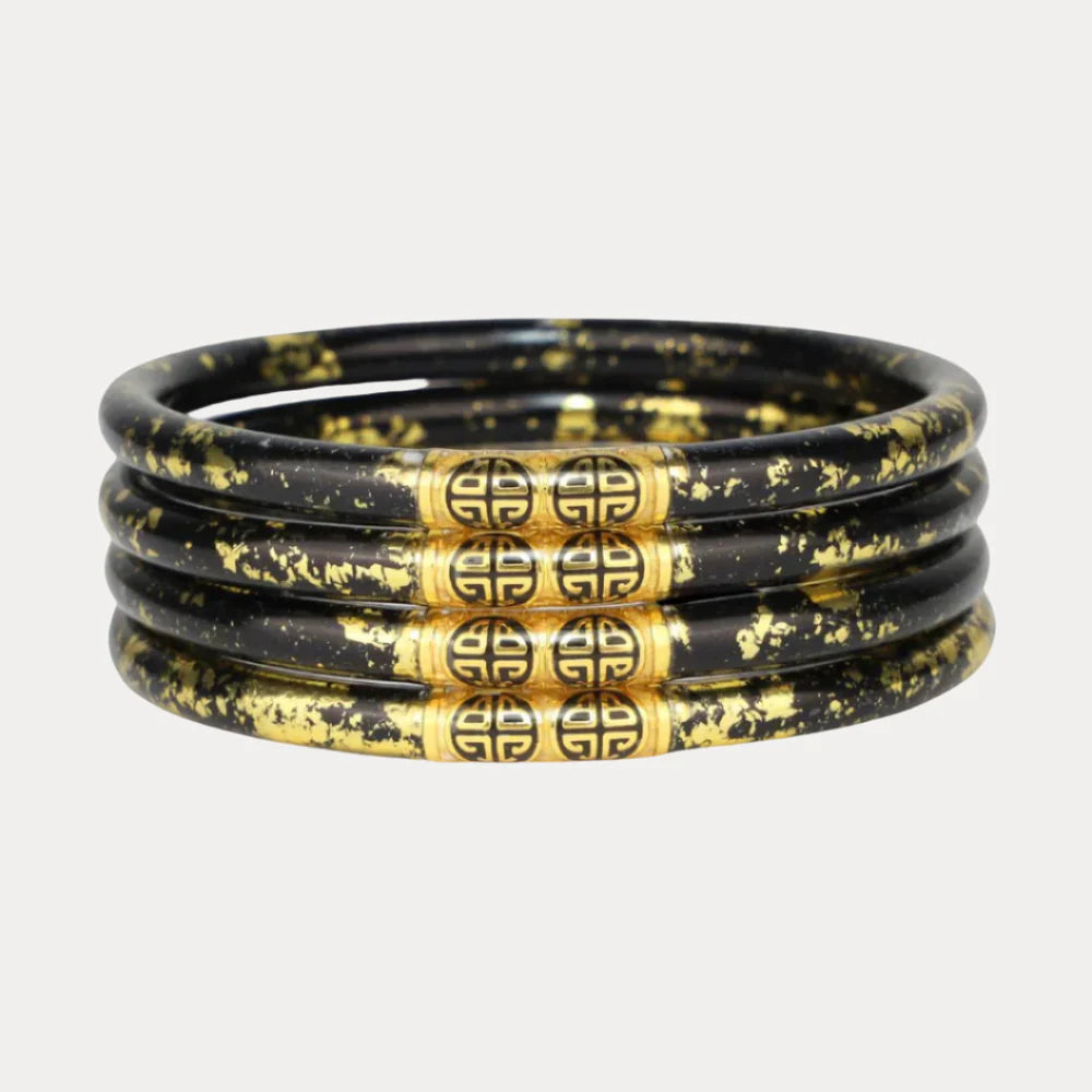 Budha Girl KOI Noir All Weather Bangles (AWB) - Set of 4 — Accents Boutique, Marble Falls TX