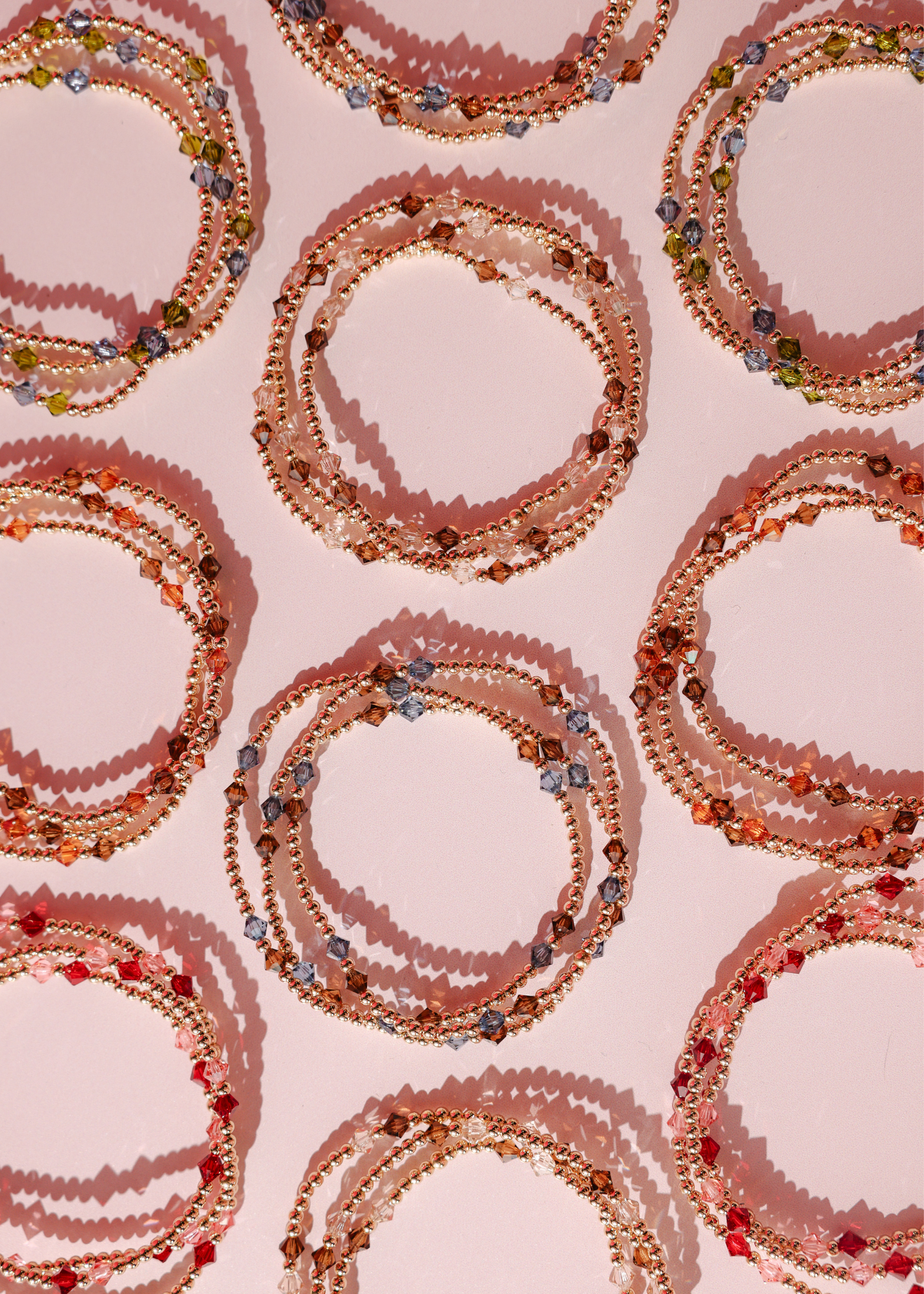Charlotte Bracelet in Denim and Mocha
