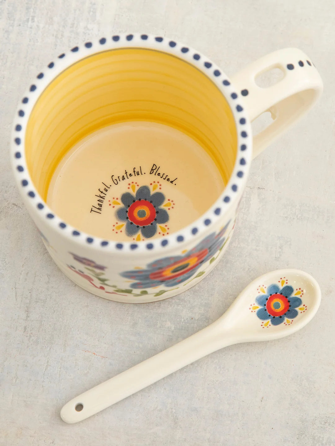 Natural Life Hazel Mug & Spoon Set