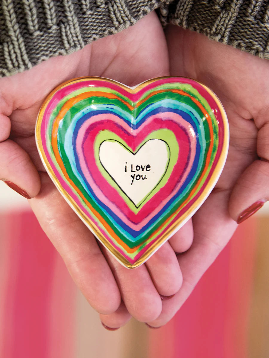 Natural Life Heart Trinket Dish