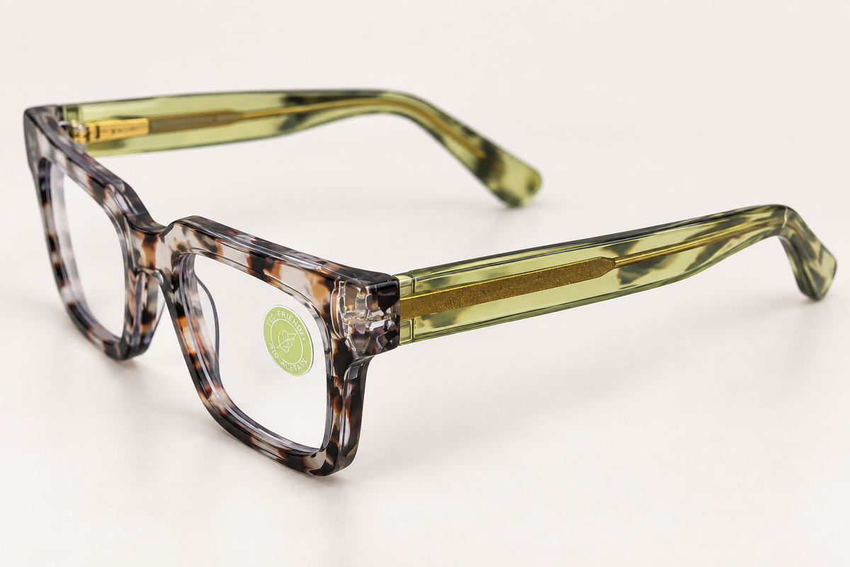 Peepers Spotlight Blue Light Glasses - Sand Quartz/Green