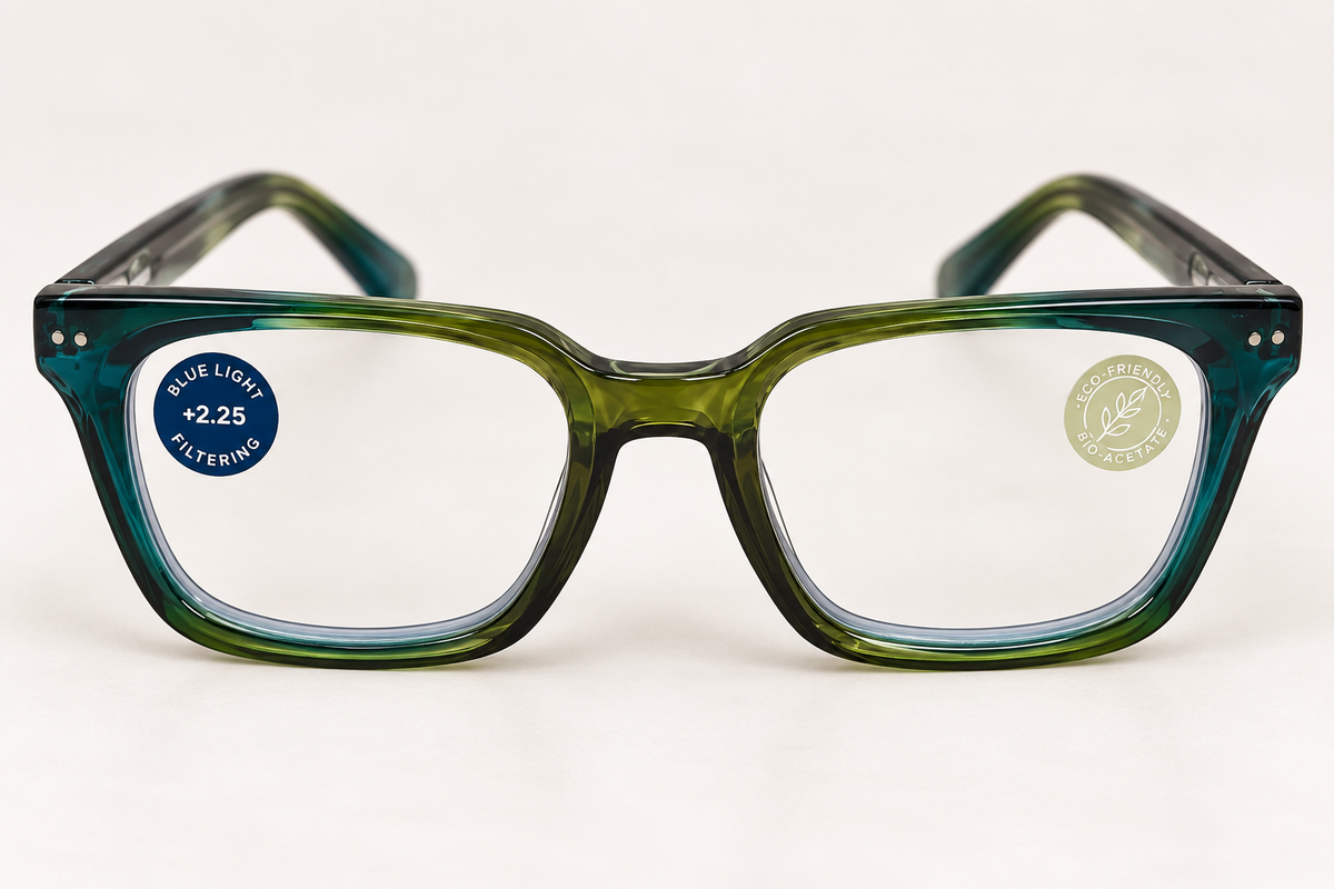 Peepers Tiki Blue Light Glasses - Green