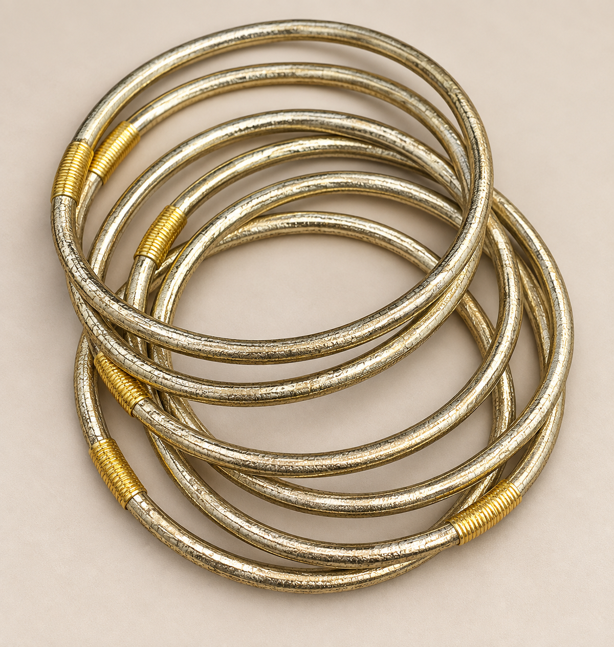 Budha Girl Lumine All Weather Bangles (Set of 6) — view 6