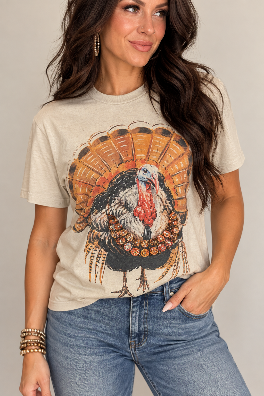 Glam Turkey Bling Tee