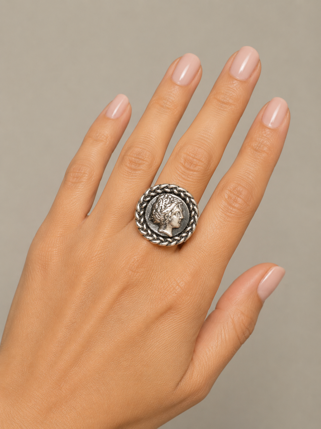 Dian Malouf Coin Ring RS7545
