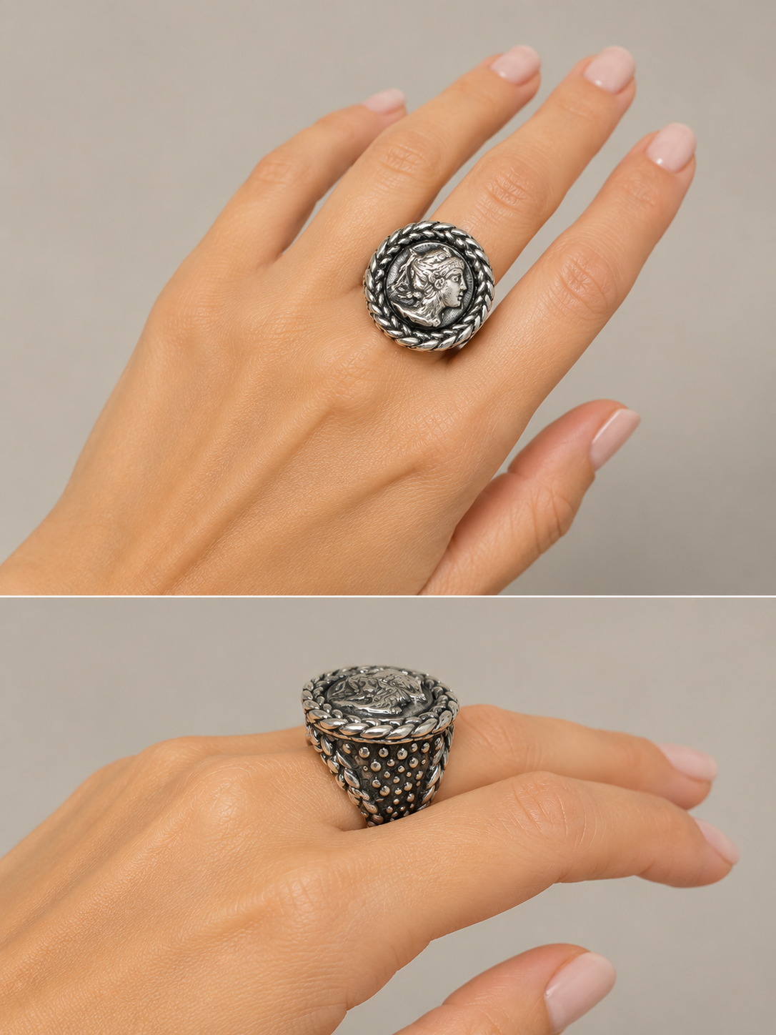 Dian Malouf Coin Ring RS7545