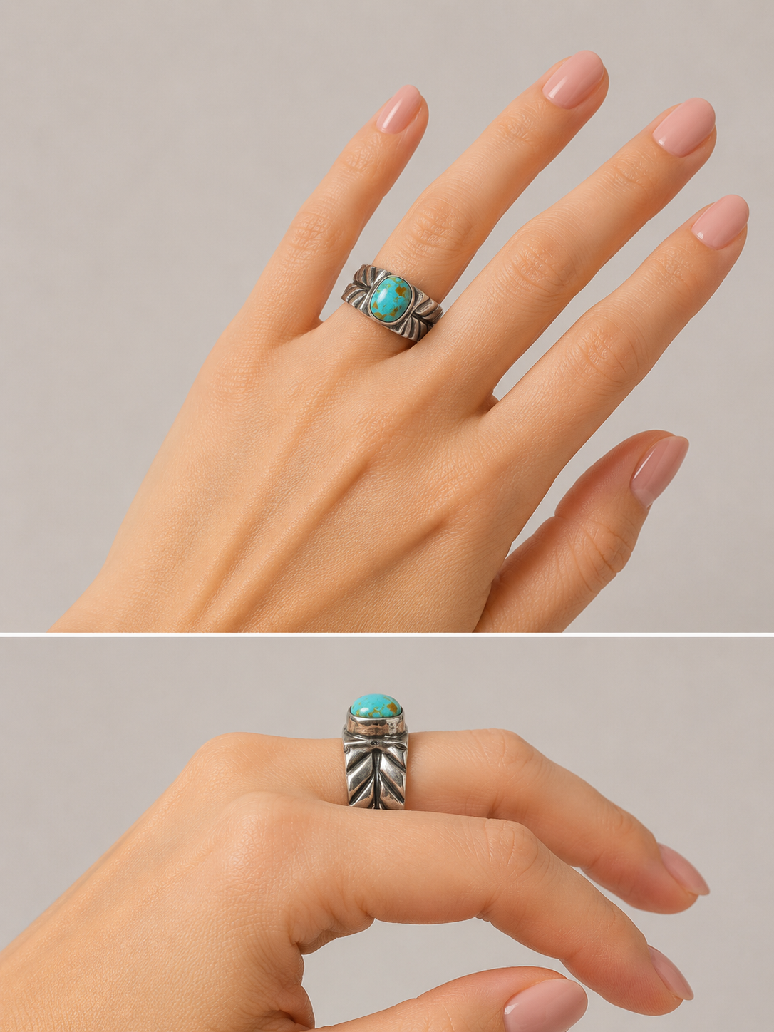 Dian Malouf Turquoise Ring RS7378