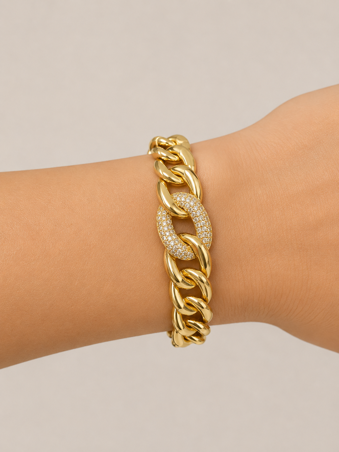 Pave Chain Bangle