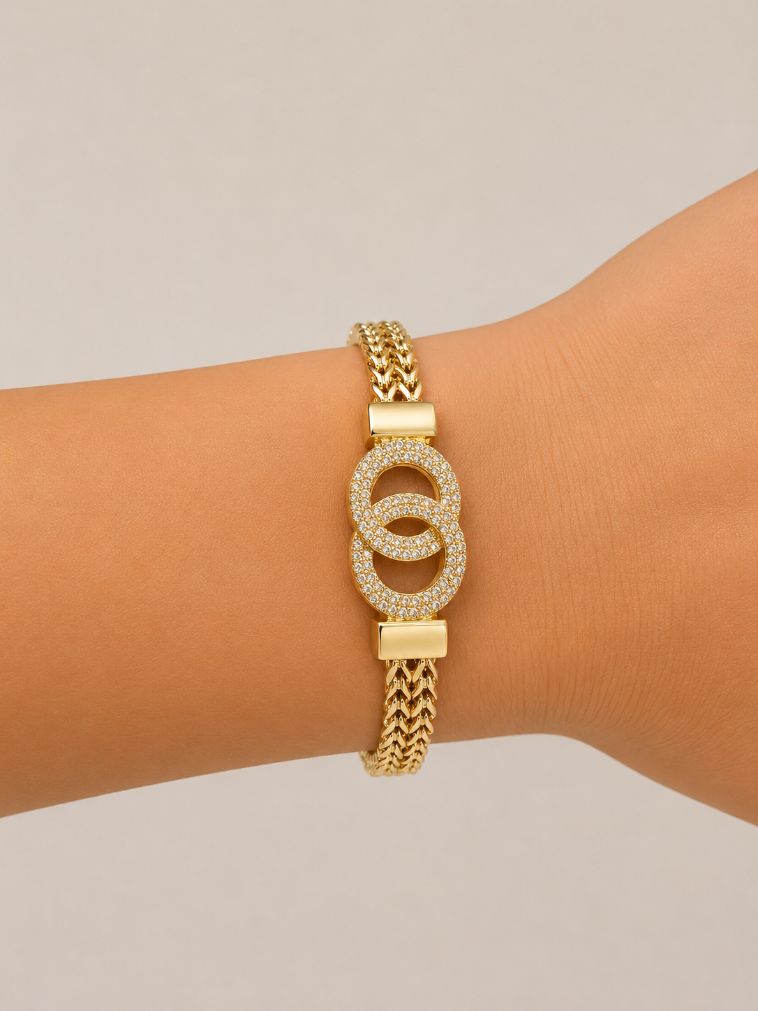 Double Circle Magnetic Bracelet