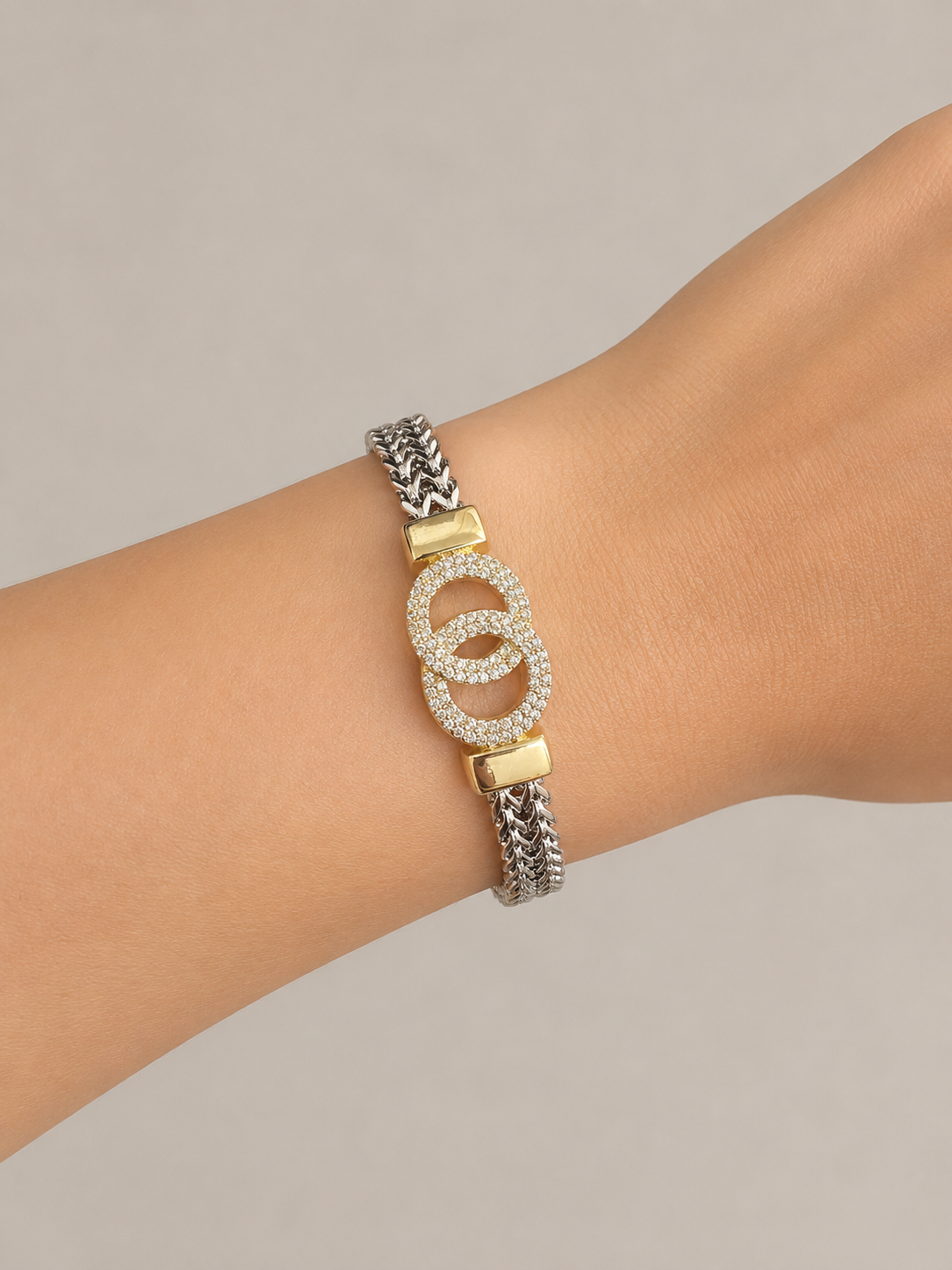 Double Circle Magnetic Bracelet