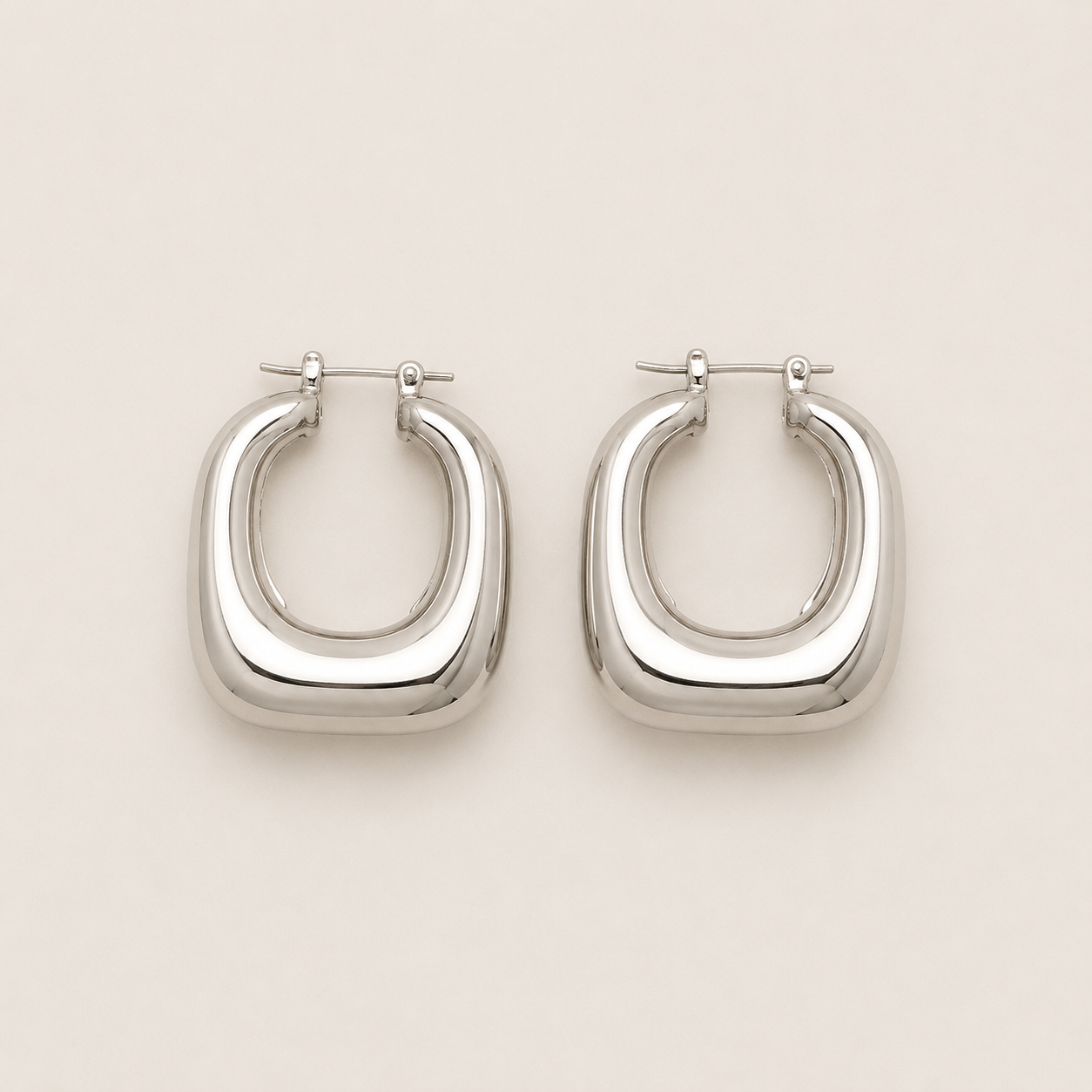 Square Hoop Earrings