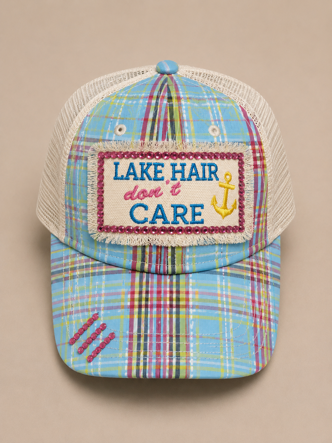 Lake Hair Don't Care Bling Cap