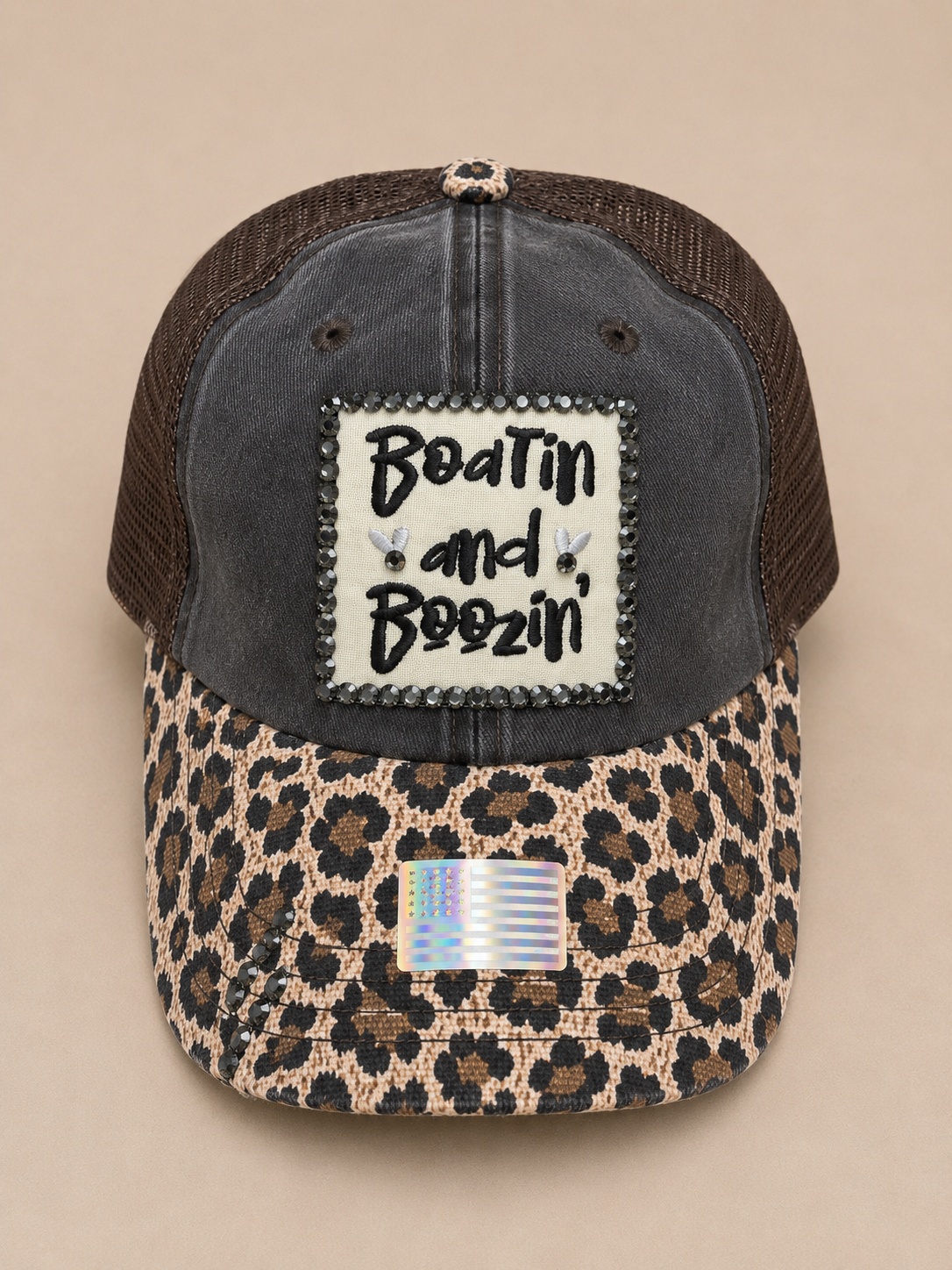 Boatin & Boozin Bling Cap