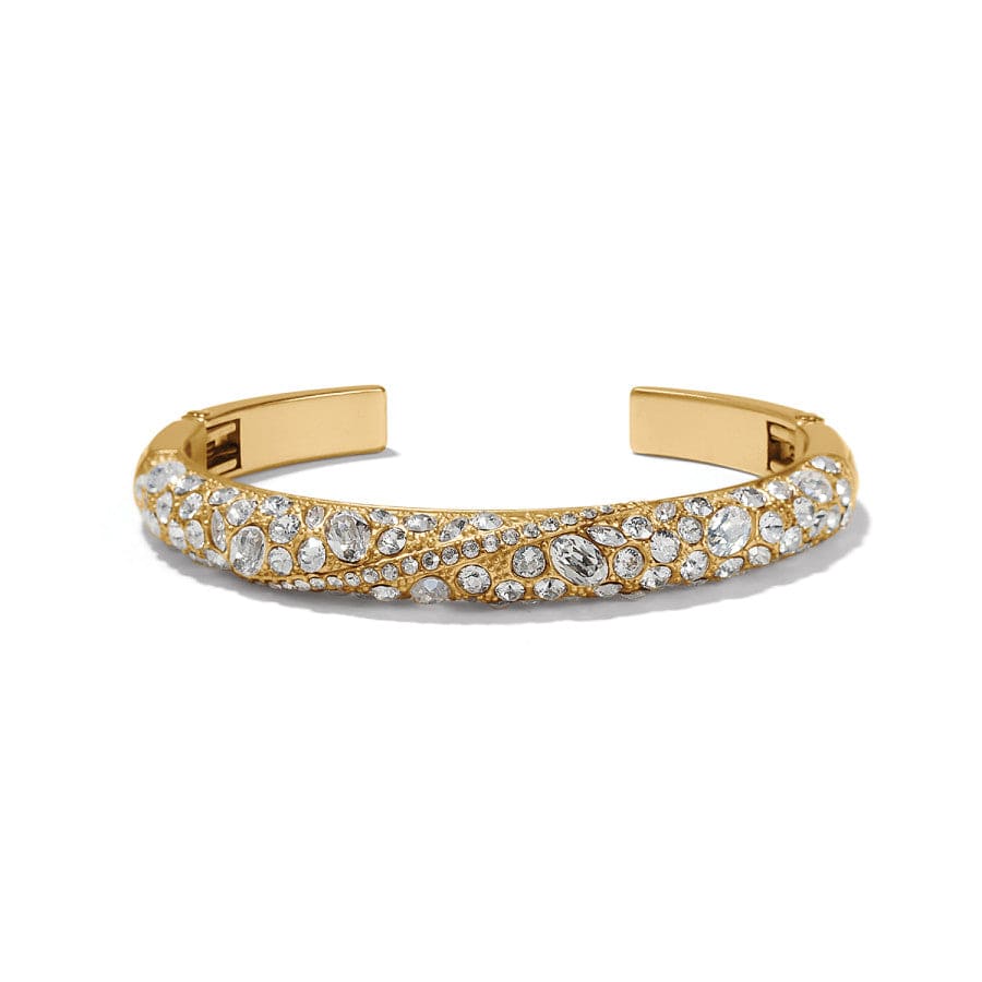 Brighton Trust Your Journey Golden Double Hinged Bangle — Accents Boutique, Marble Falls TX