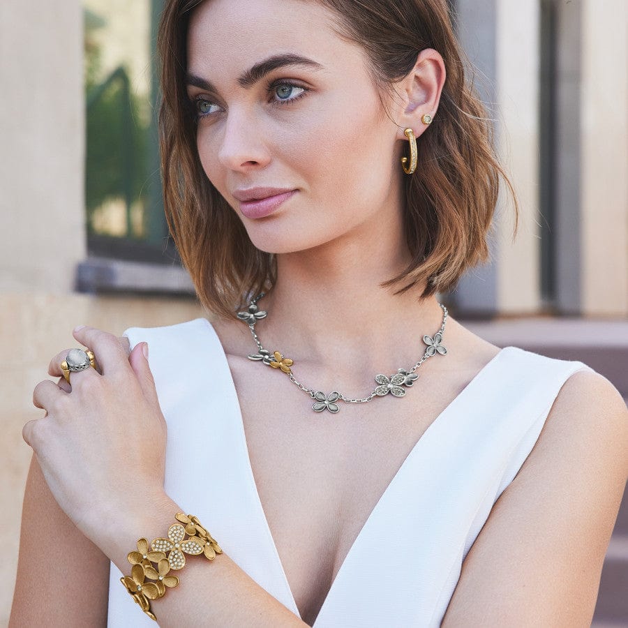 Brighton Everbloom Petal Gold Cuff Bracelet
