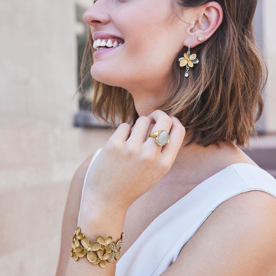 Brighton Everbloom Petal Gold Cuff Bracelet