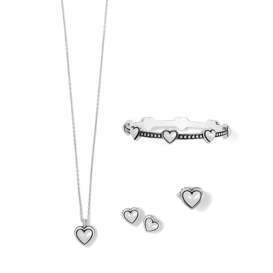 Brighton Pretty Tough Heart Earrings