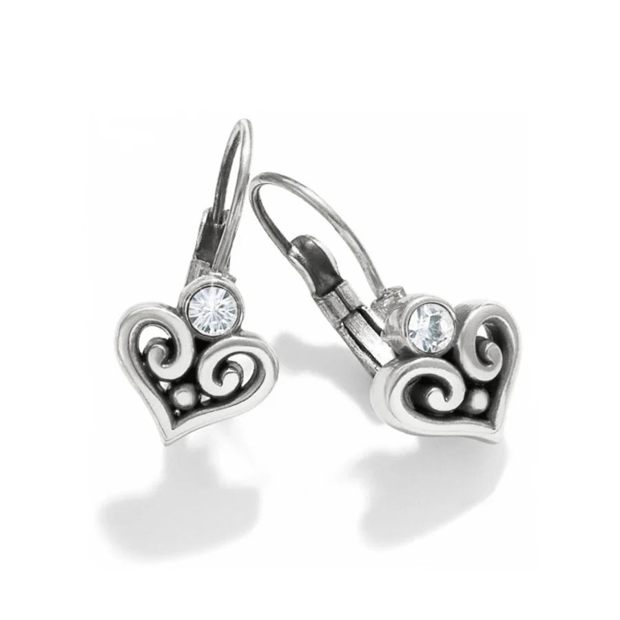 Brighton Alcazar Heart LVRBK Silver — Accents Boutique, Marble Falls TX