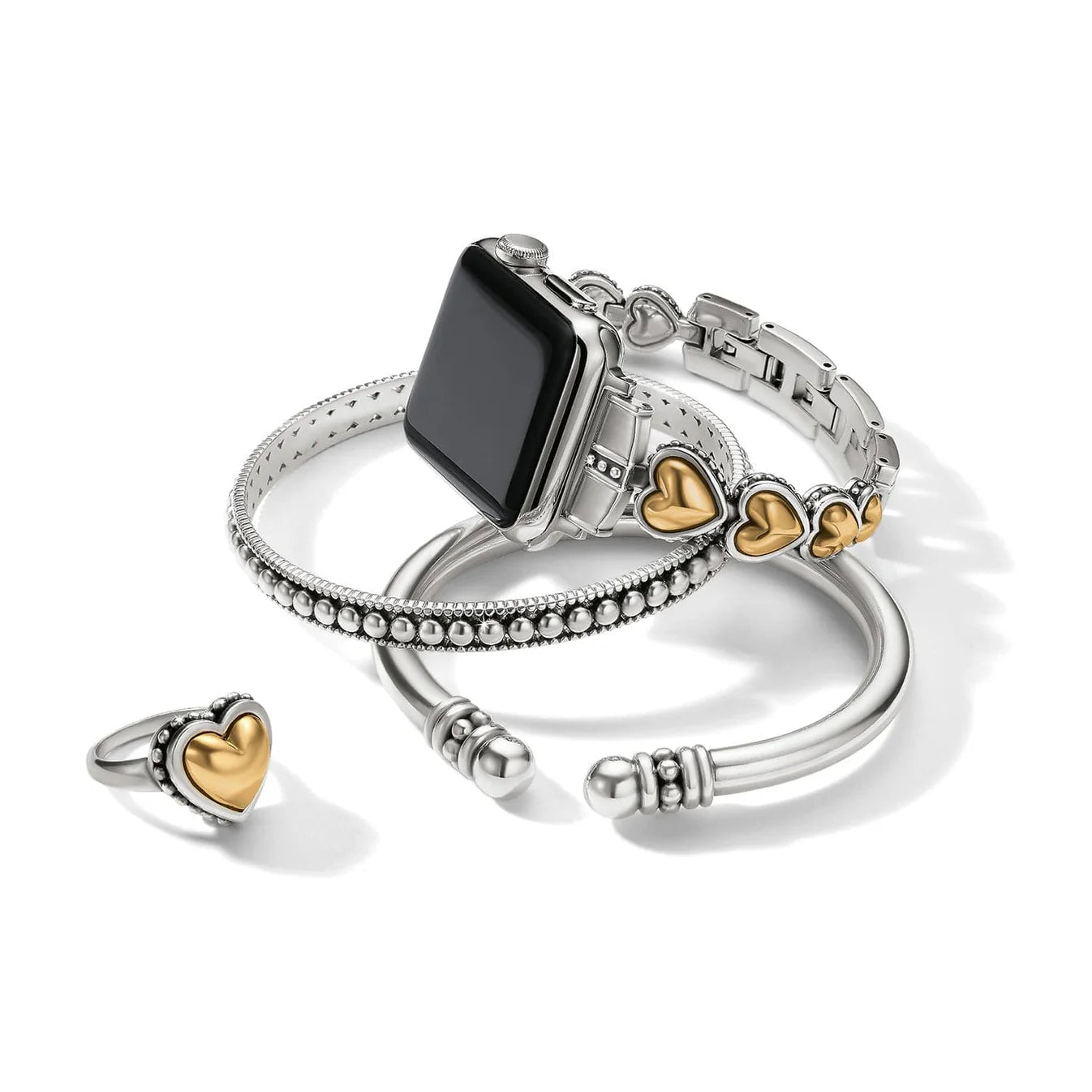 Brighton Pretty Tough 2Tone Heart Watch Band