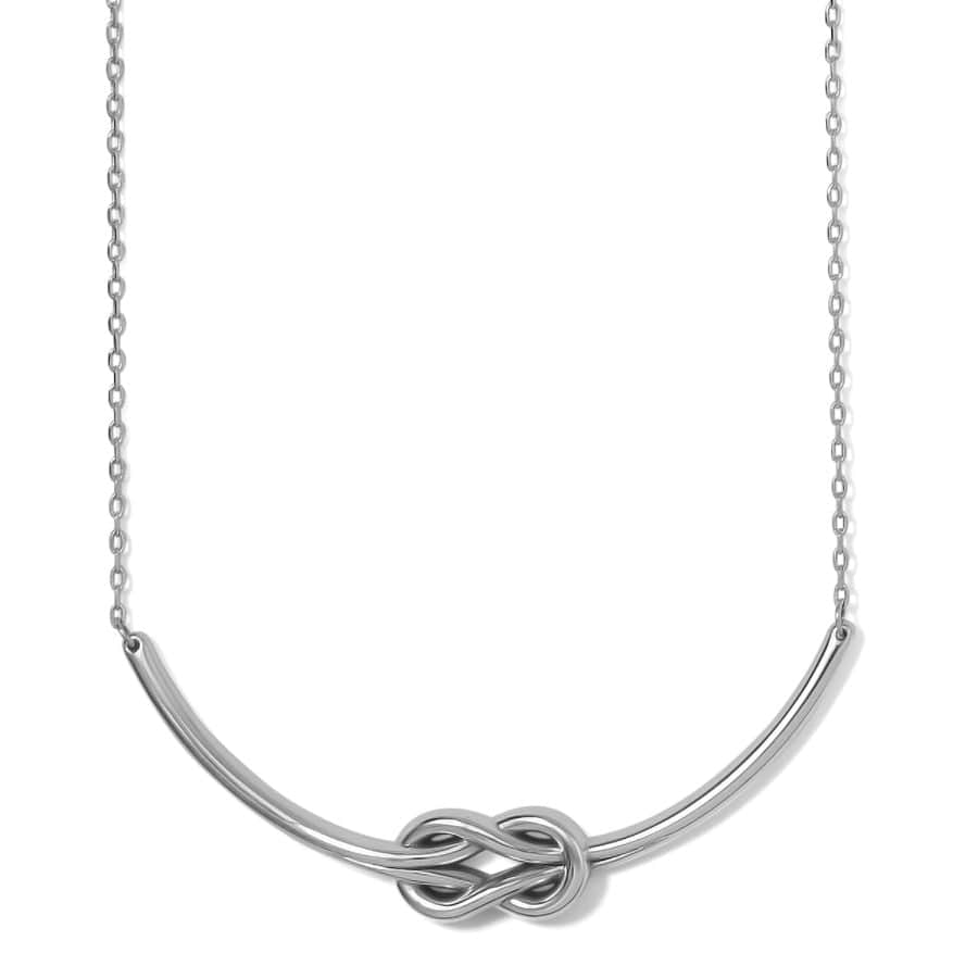 Brighton Interlock Harmony Collar Celtic Knot Necklace Silver