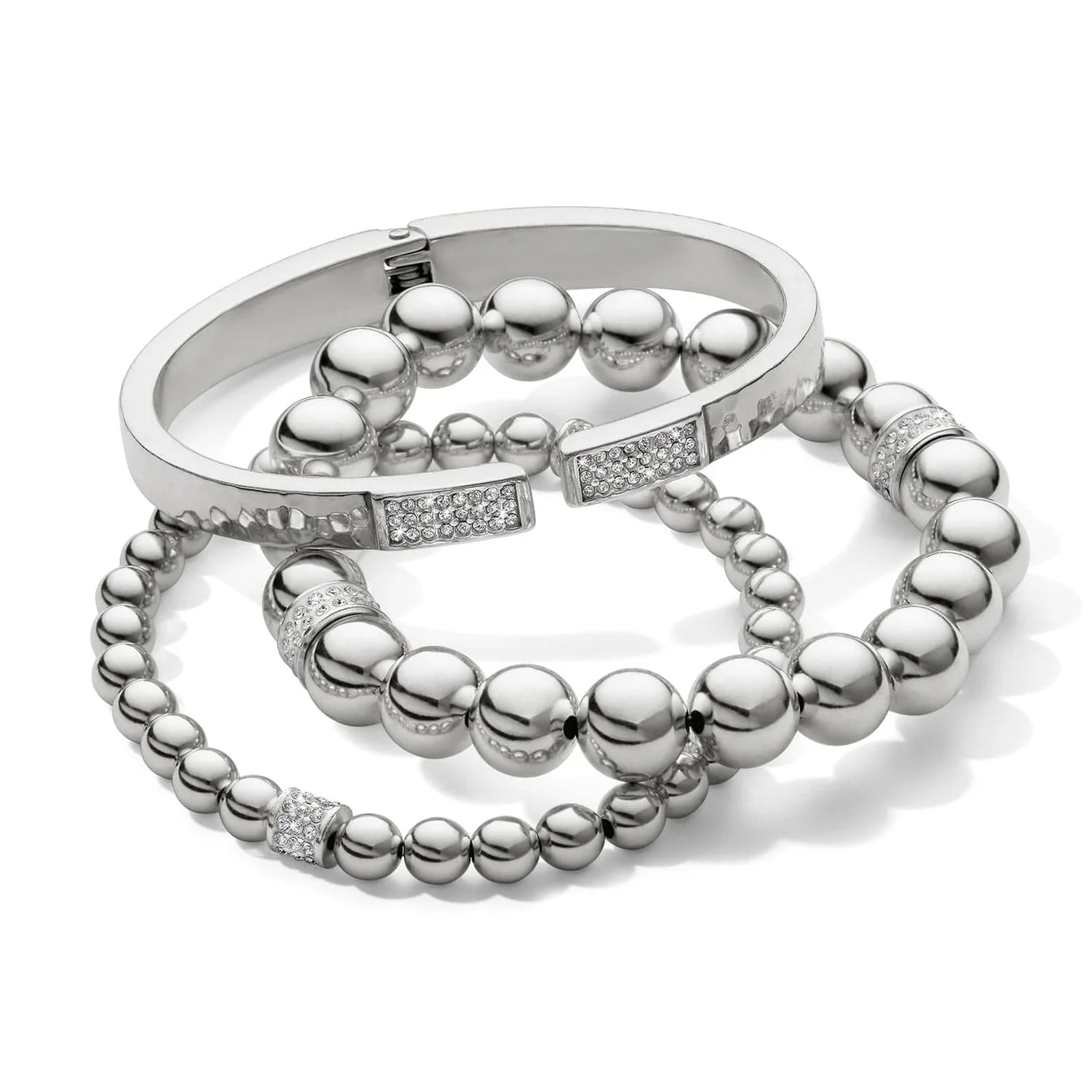 Brighton Meridian Silver Stretch Bracelet