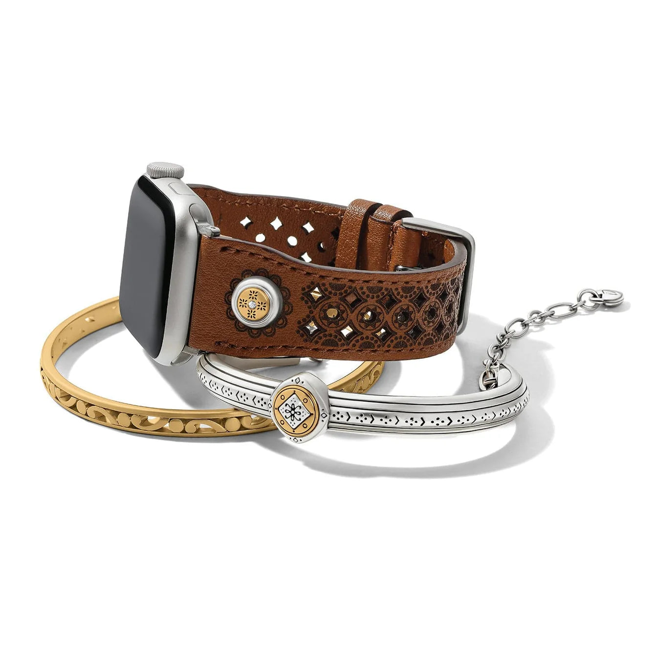 Brighton Mosaic Leather Watch Band — leather watch band | Accents Boutique, Marble Falls TX