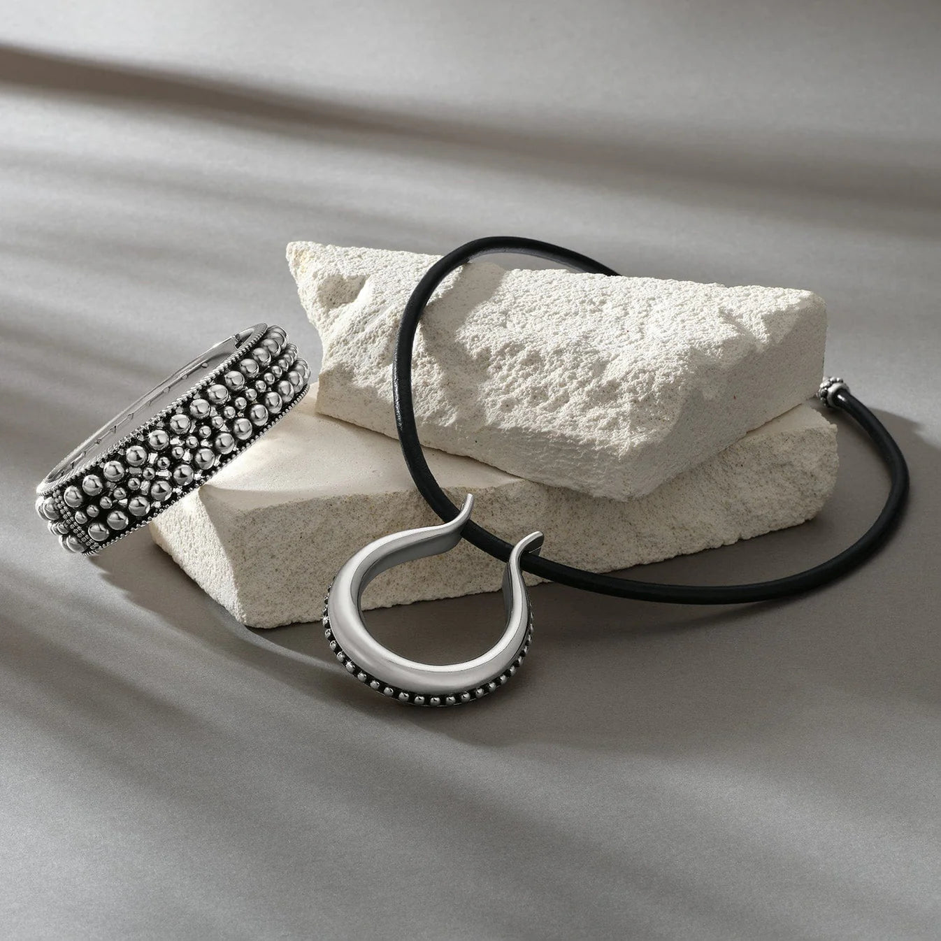Brighton Pretty Tough Pierced Hinged Bracelet