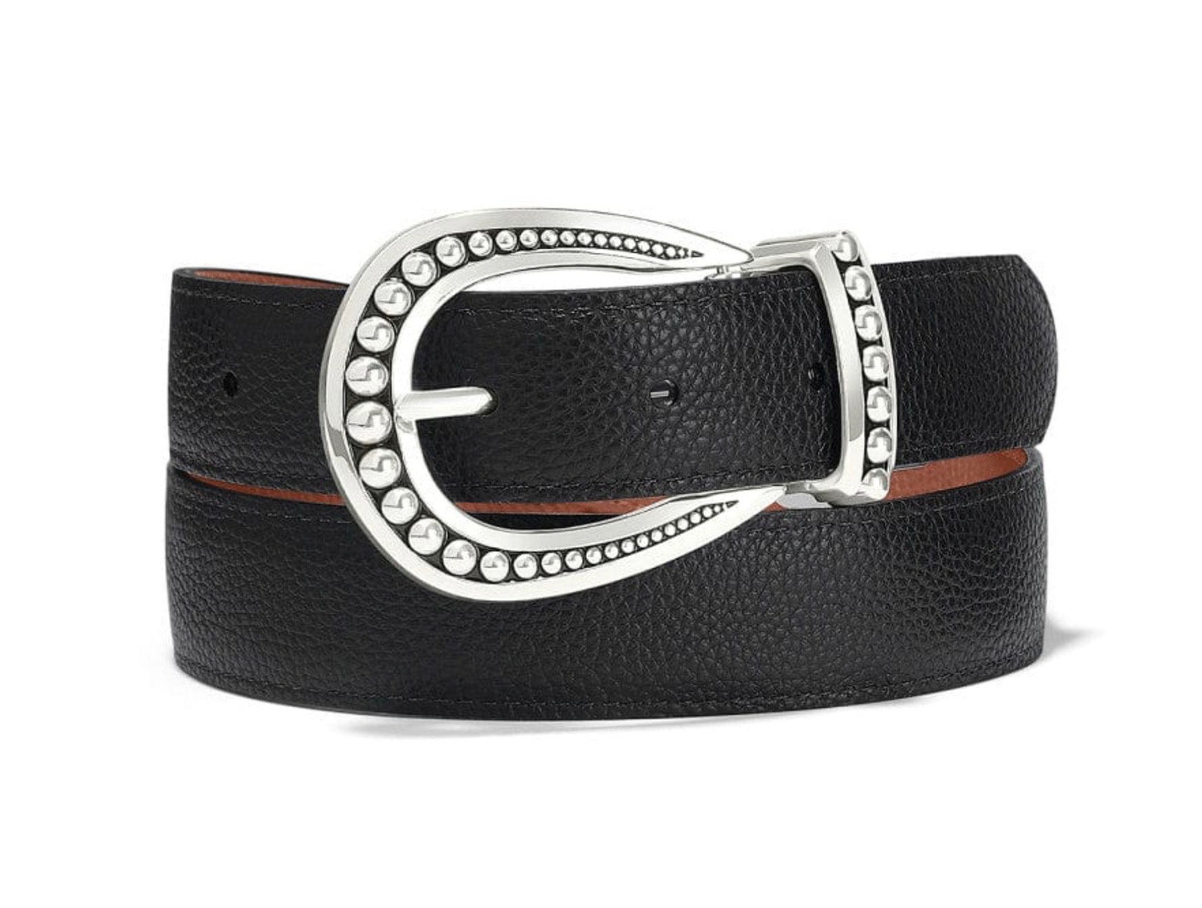 Brighton Really Tough Belt - Bourbon/Black