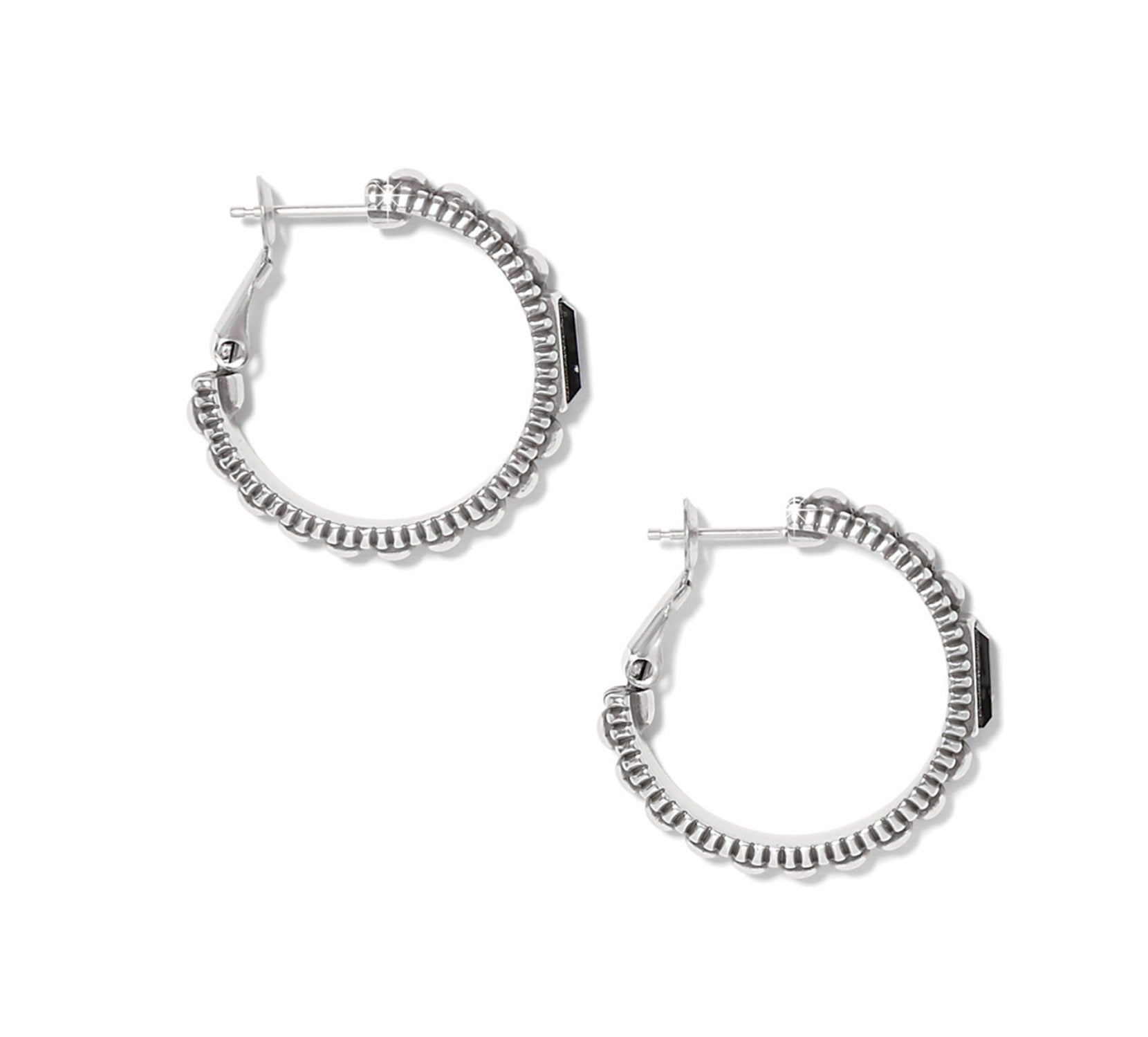 Brighton Pretty Tough Black Gem Hoop
