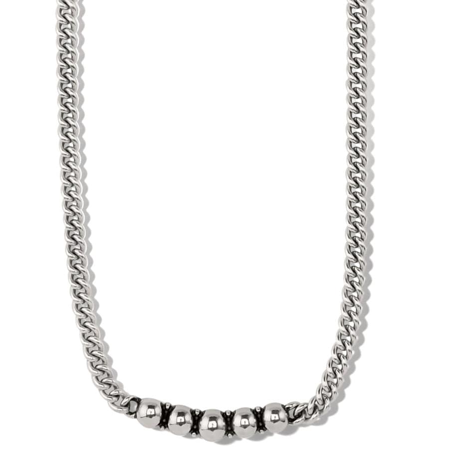 Brighton Pretty Tough Collar Silver Necklace