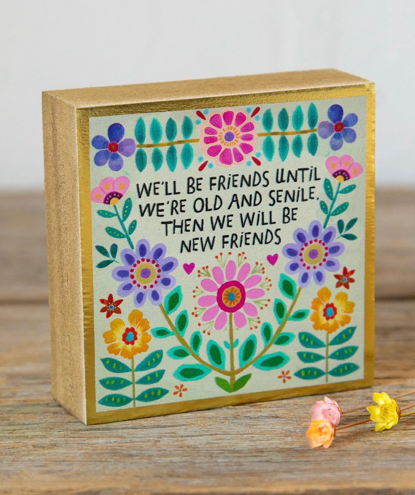 Natural Life Tiny Block Keepsake