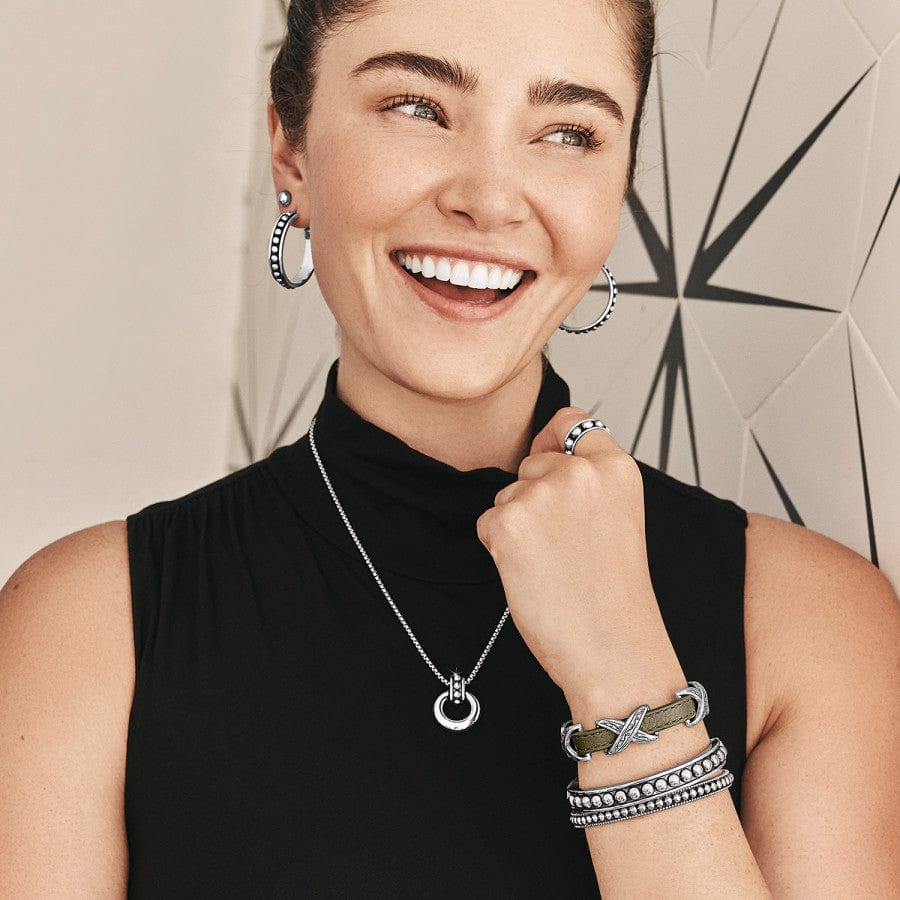 Brighton Pretty Tough Pierced Slim Bangle — Accents Boutique, Marble Falls TX