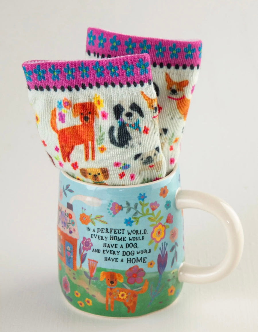 Natural Life Mug & Sock Set