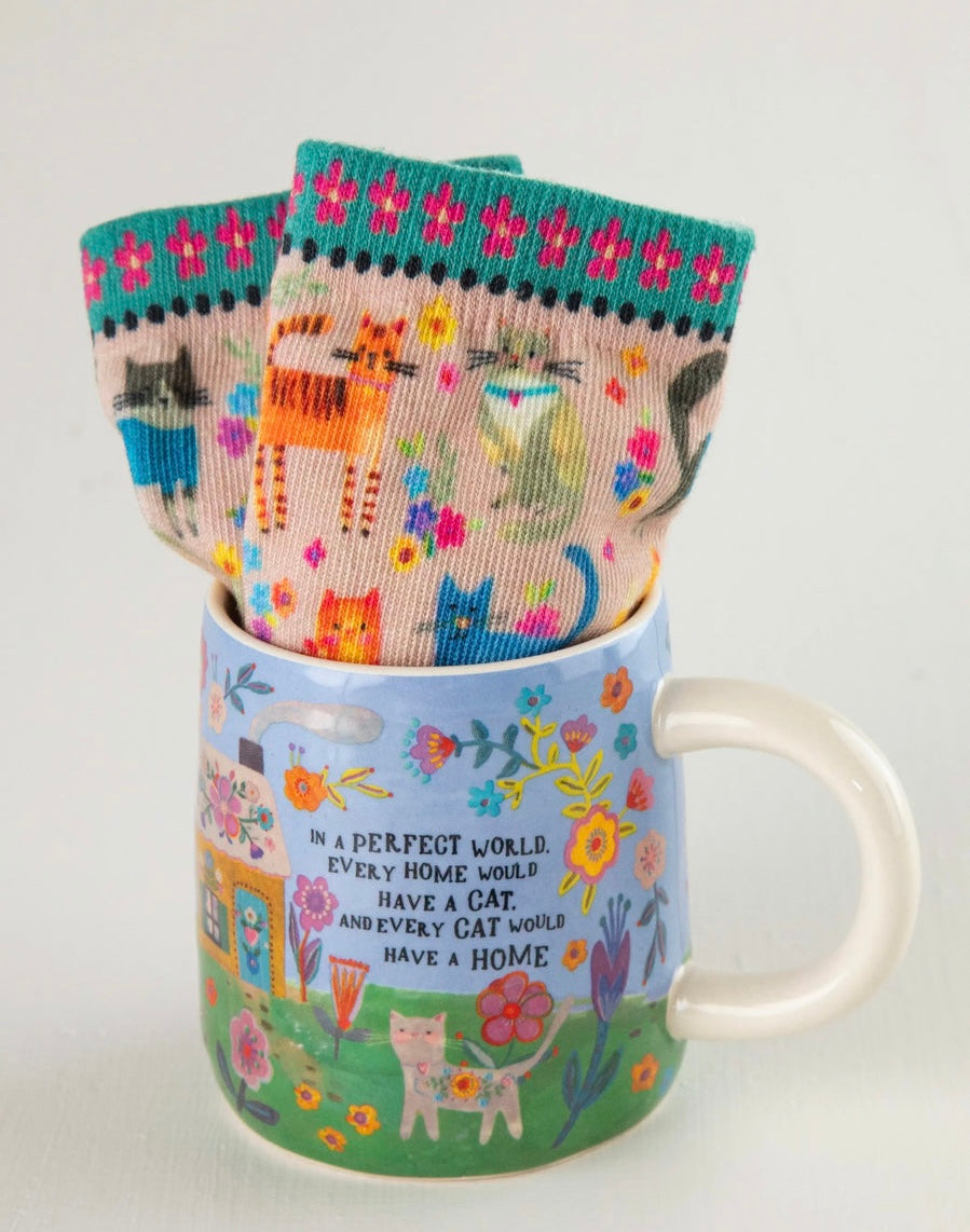 Natural Life Mug & Sock Set