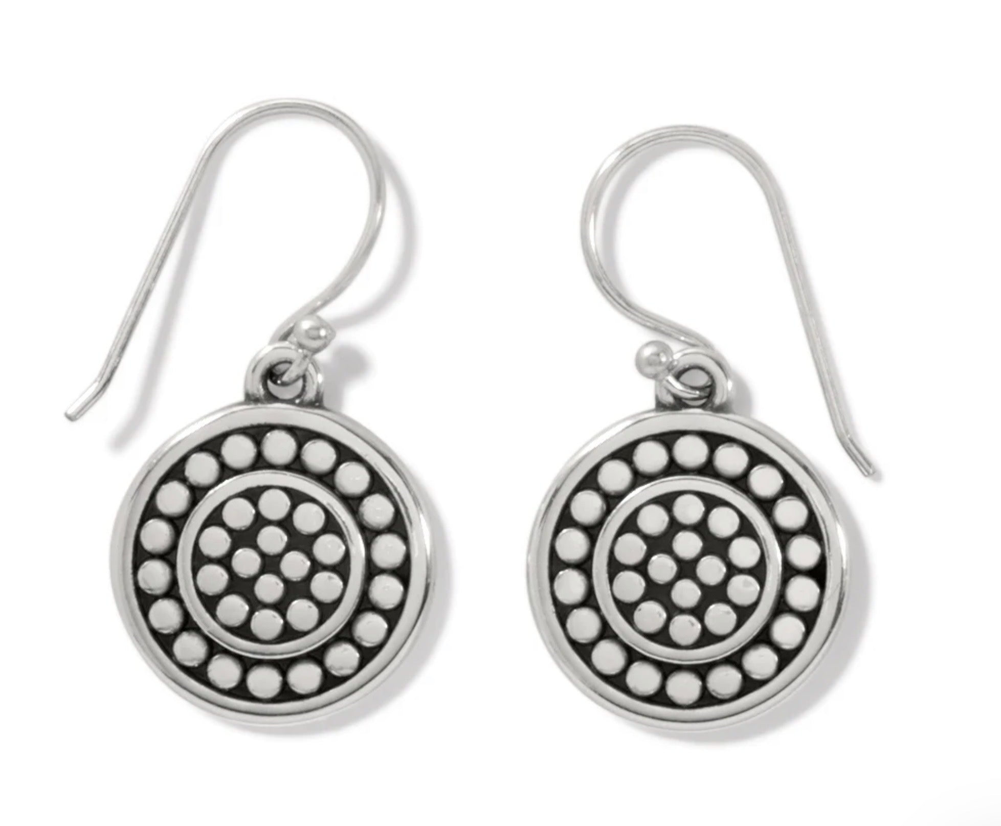 Brighton Pebble Round Reversible French Wire Earrings