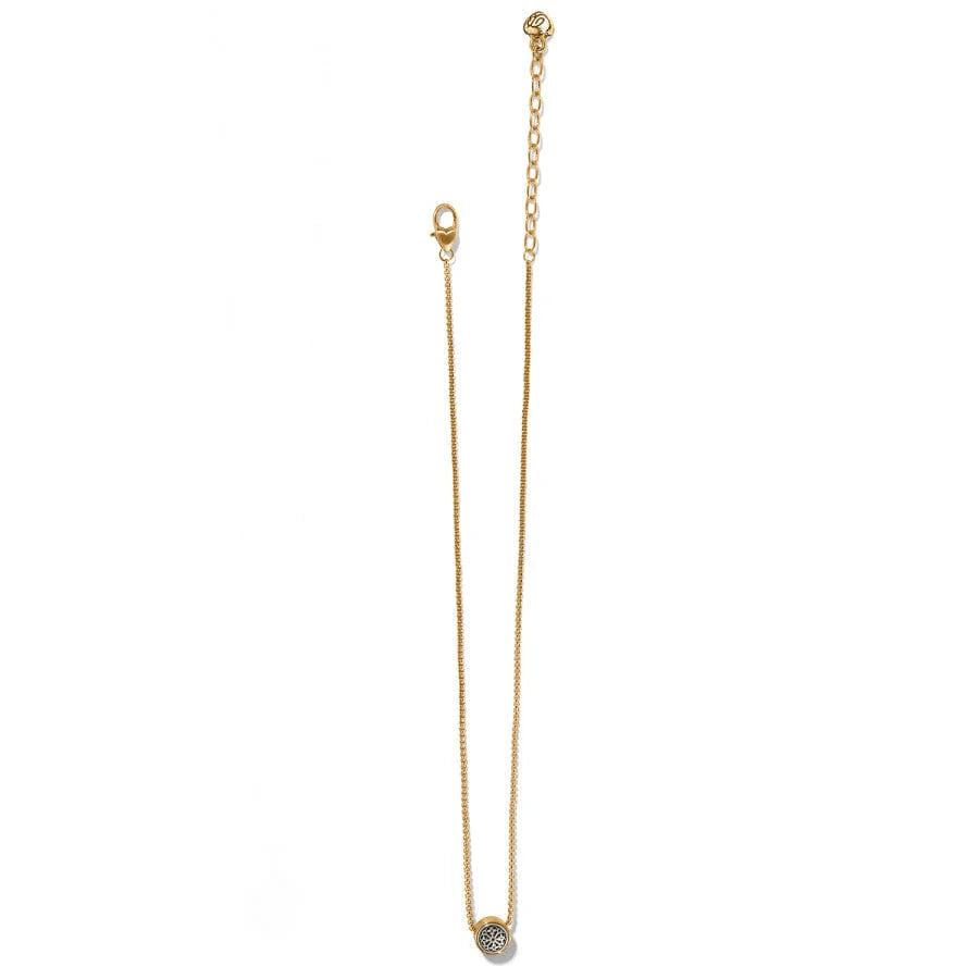 Brighton Ferrara Luce 2 Tone Mini Necklace